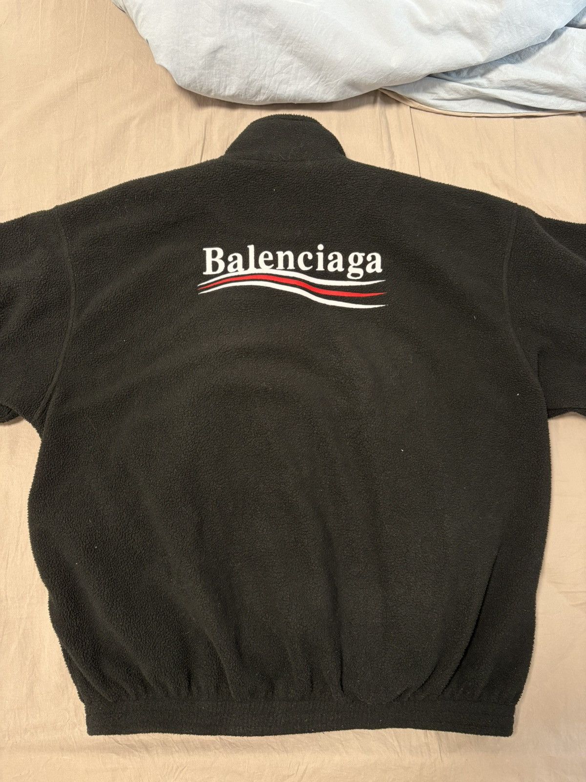 Balenciaga (FINAL DROP)Political Campaign Polar Fleece Jacket Size US L / EU 52-54 / 3 - 3 Thumbnail