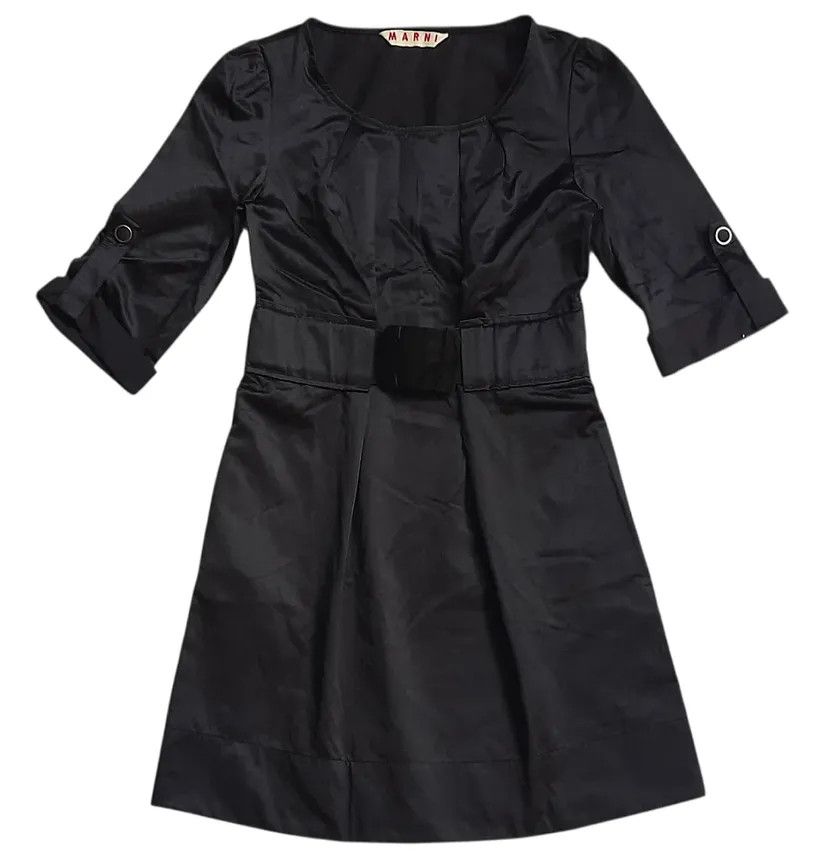 Marni Marni Babydoll Stretch Waist Midi Dress Size XS / US 0-2 / IT 36-38 - 1 Thumbnail