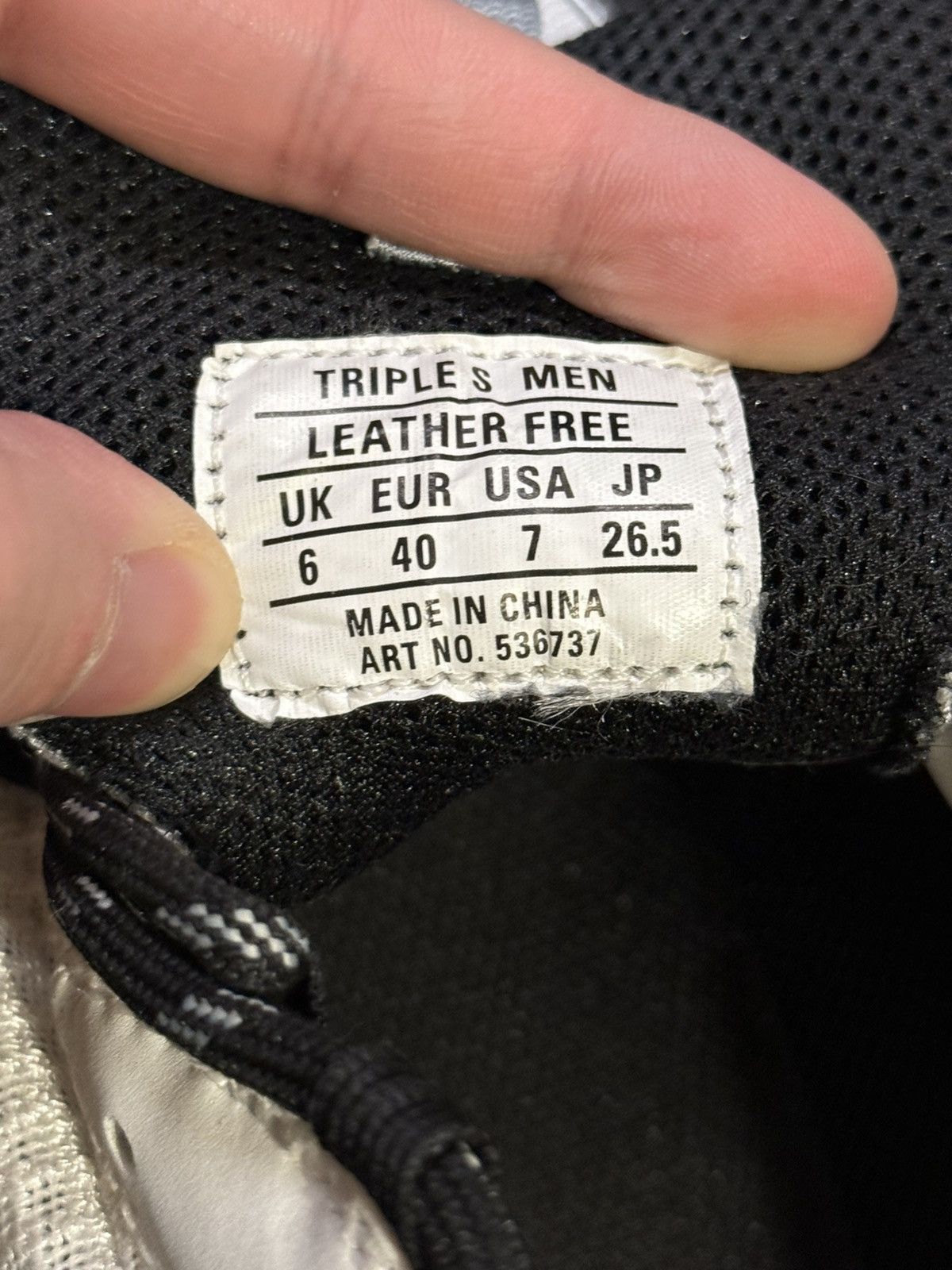 Balenciaga Balenciaga Triple S Tricolor Metallic Size US 7.5 / EU 40-41 - 7 Thumbnail