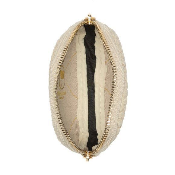 Other Persaman New York Marianna Woven Beige Leather Mini Clutch Size ONE SIZE - 2 Thumbnail