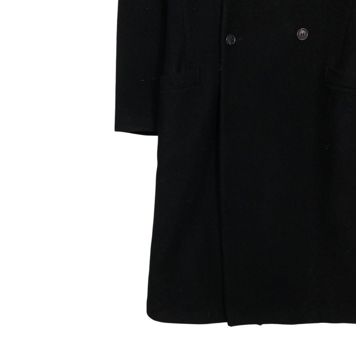 Yohji Yamamoto 🔥ICONIC BLACK Y’S YOHJI YAMAMOTO LONG JACKET DOUBLE BREAST Size M / US 6-8 / IT 42-44 - 7 Thumbnail
