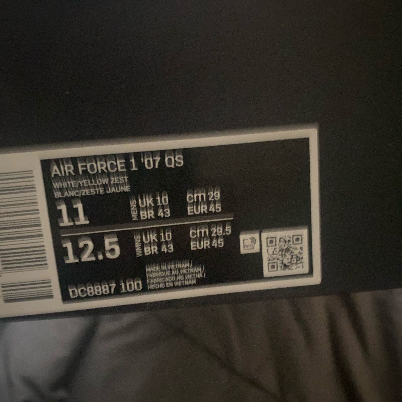 Nike Air Force One (Uno) Size US 11 / EU 44 - 7 Thumbnail