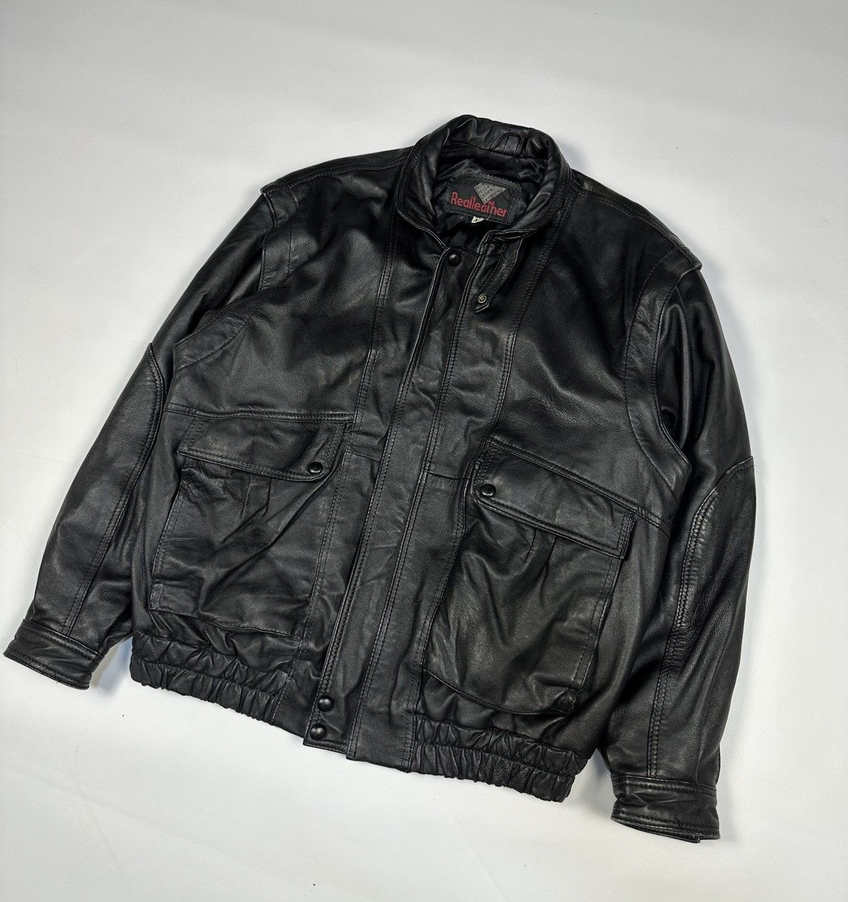 Avant Garde Y2K Black Leather Jacket Avant Garde Opium Very Rare Style ...