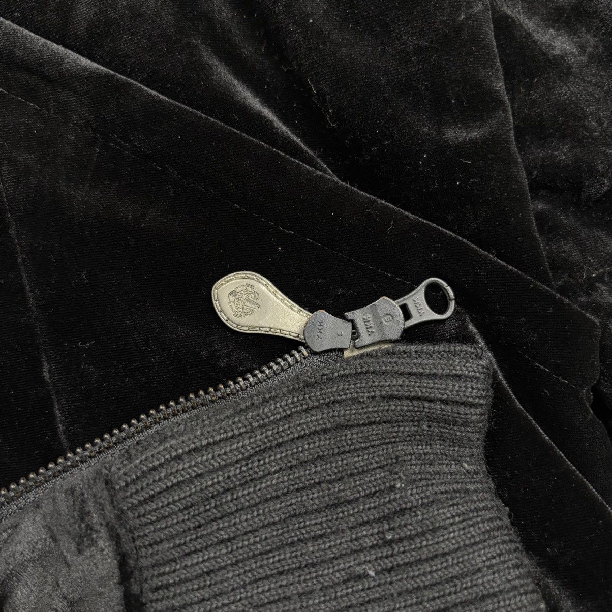 Obelisk Archive Obelisk - Vanta Black Velour Jacket Size US M / EU 48-50 / 2 - 10 Thumbnail