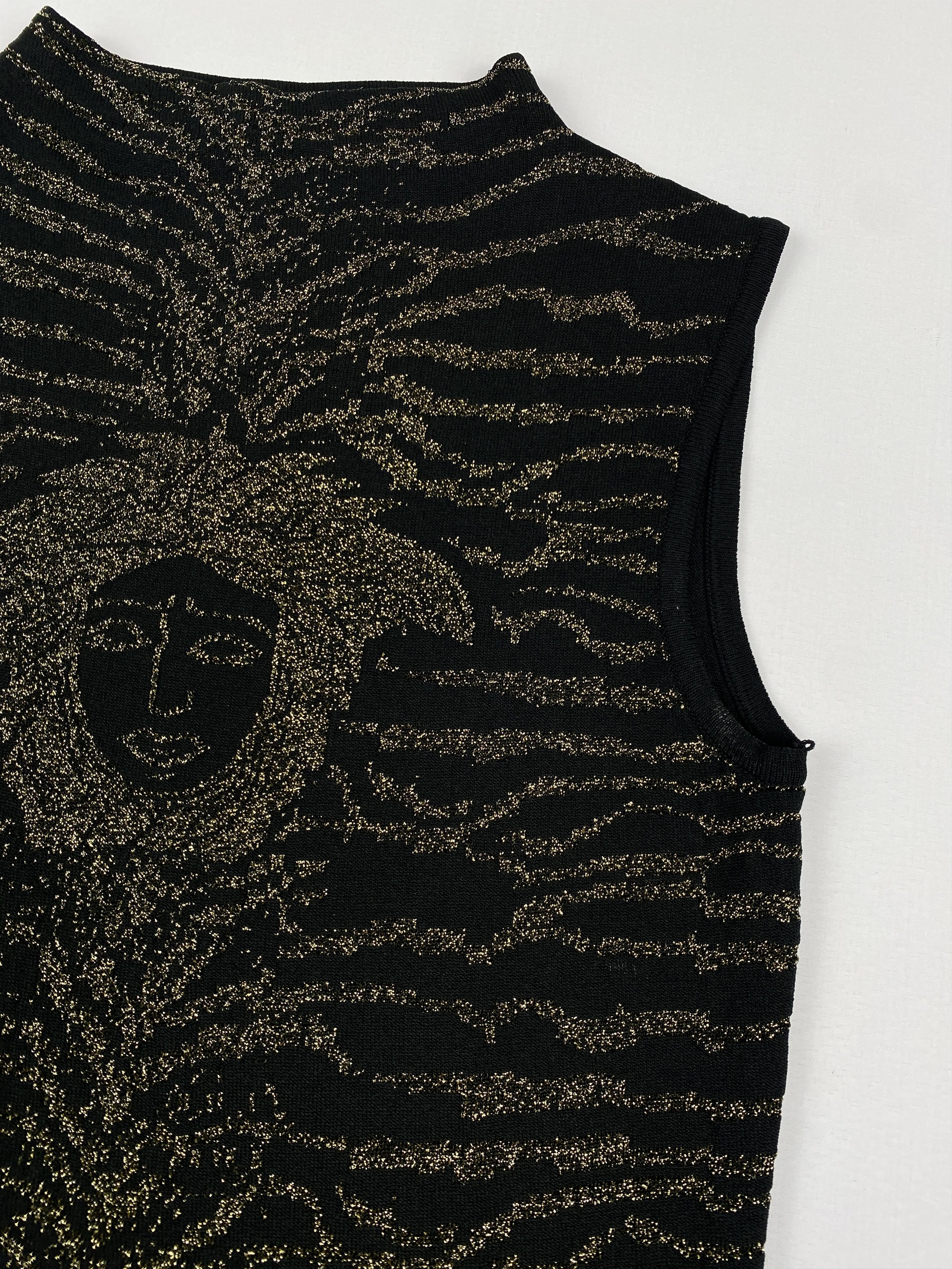 Versace Jeans Couture Medusa Tank Top Size L / US 10 / IT 46 - 5 Thumbnail