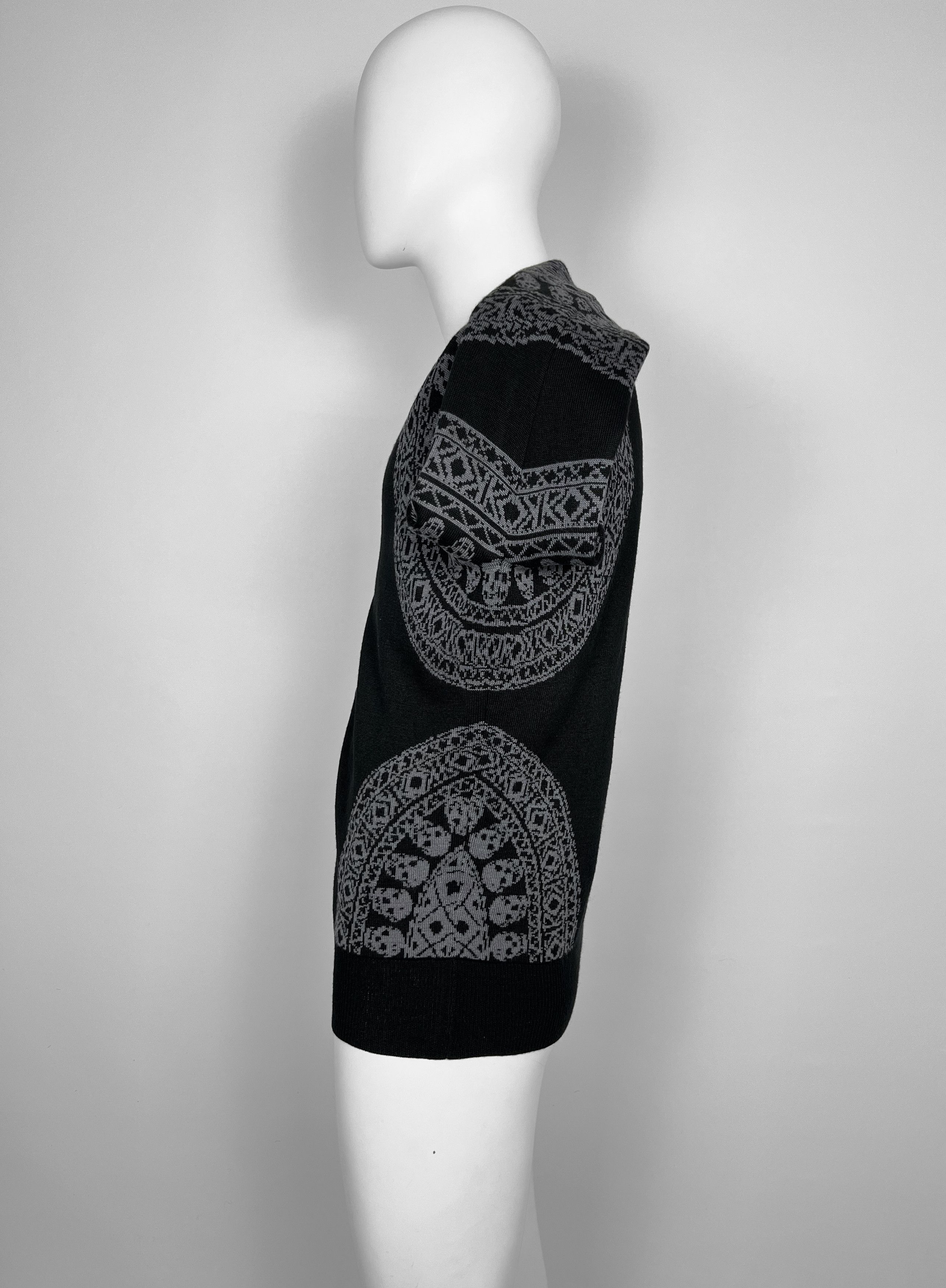 Alexander McQueen F/W 2010 SKULL WOOL KNIT CARDIGAN SWEATER - EXTREMELY RARE - Size US L / EU 52-54 / 3 - 3 Thumbnail
