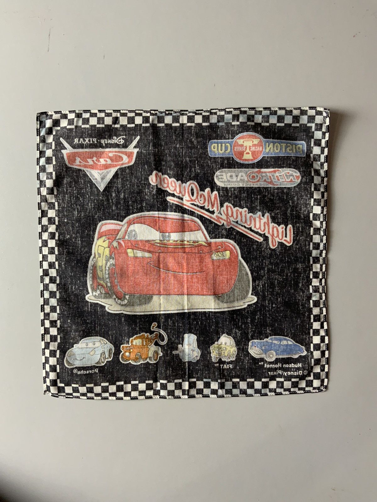 Disney Vintage Y2k Cars Lightning McQueen Bandana Size ONE SIZE - 2 Thumbnail