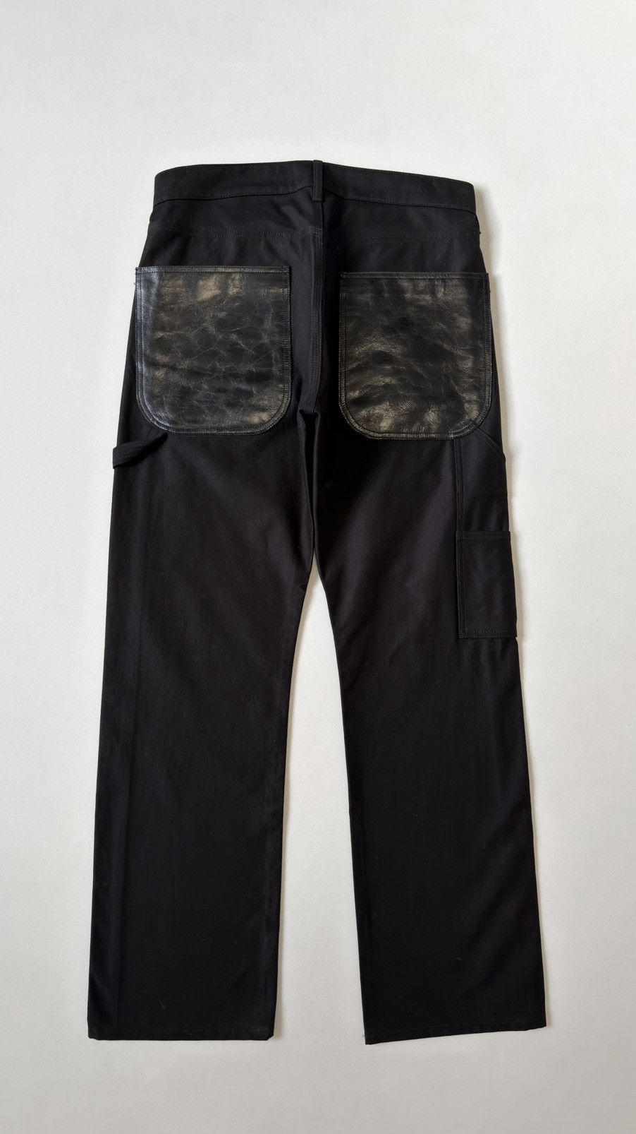 Comme des Garcons A/W 25 Wide Leg Black Cotton ‘Carpenter’ Pants Size US 32 / EU 48 - 11 Thumbnail