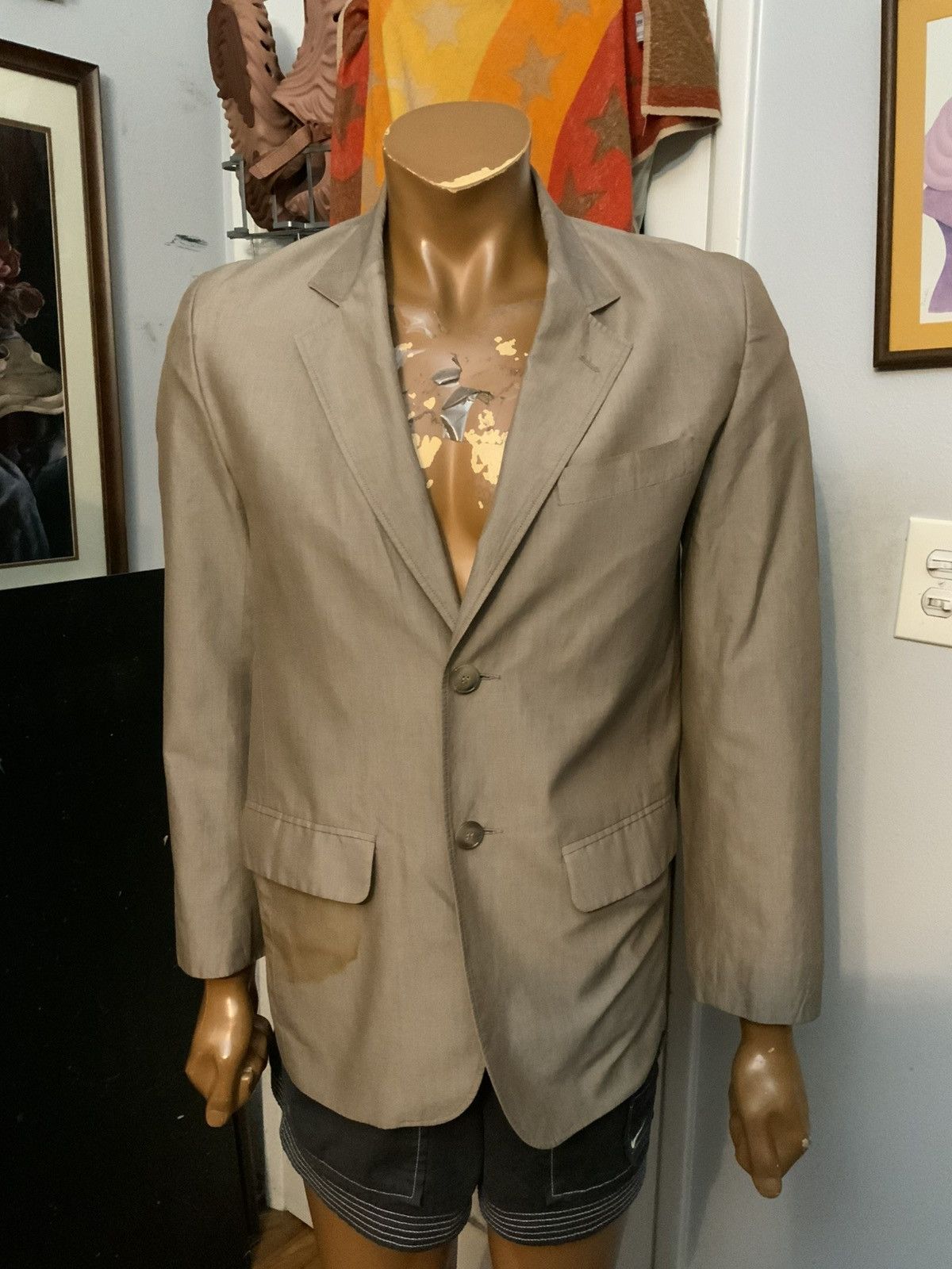 Vintage Vintage Agnes B Homme Paris Made In France Blazer Jacket Size US S / EU 44-46 / 1 - 14 Thumbnail