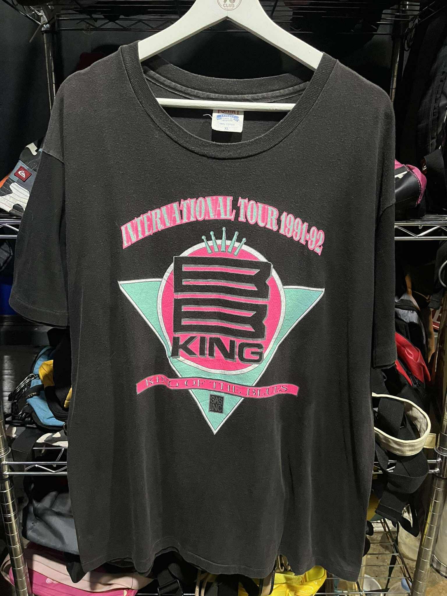 Band Tees B.B. King International Tour Tee 1991-92s Size US XL / EU 56 / 4 - 1 Thumbnail