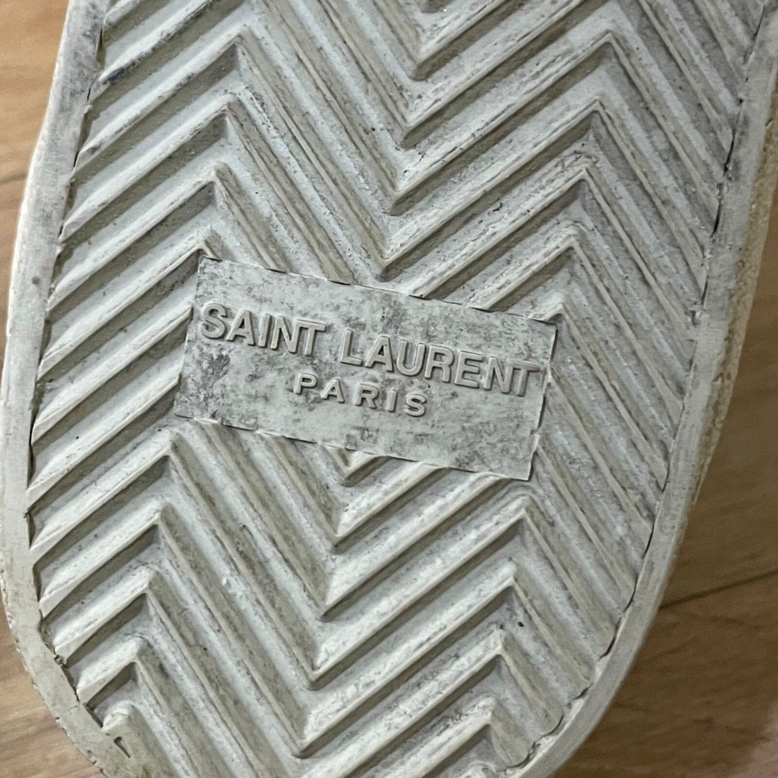 Yves Saint Laurent SAINT LAURENT Sneakers Star Court Classic Leather YSL Womens Size US 10 / IT 40 - 11 Thumbnail