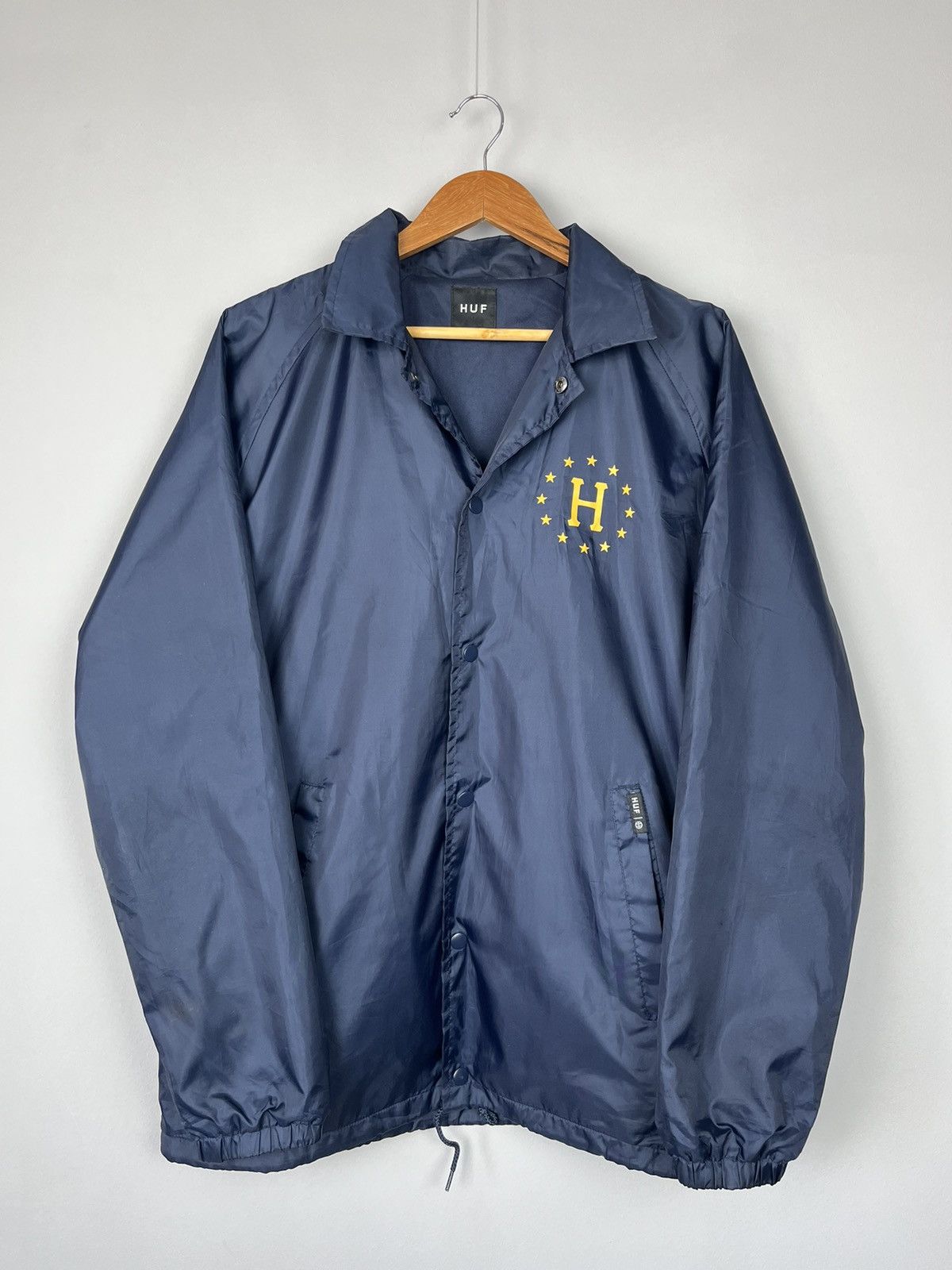 Huf Huf Streetwear Skateboard Coach Nylon Jacket Size US L / EU 52-54 / 3 - 1 Thumbnail
