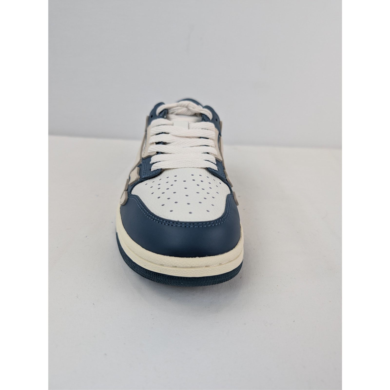 Amiri o1rshd1 Debossed MA Quad Skel Low-Top Sneakers Vintage Blue Size US 11 / EU 44 - 14 Thumbnail