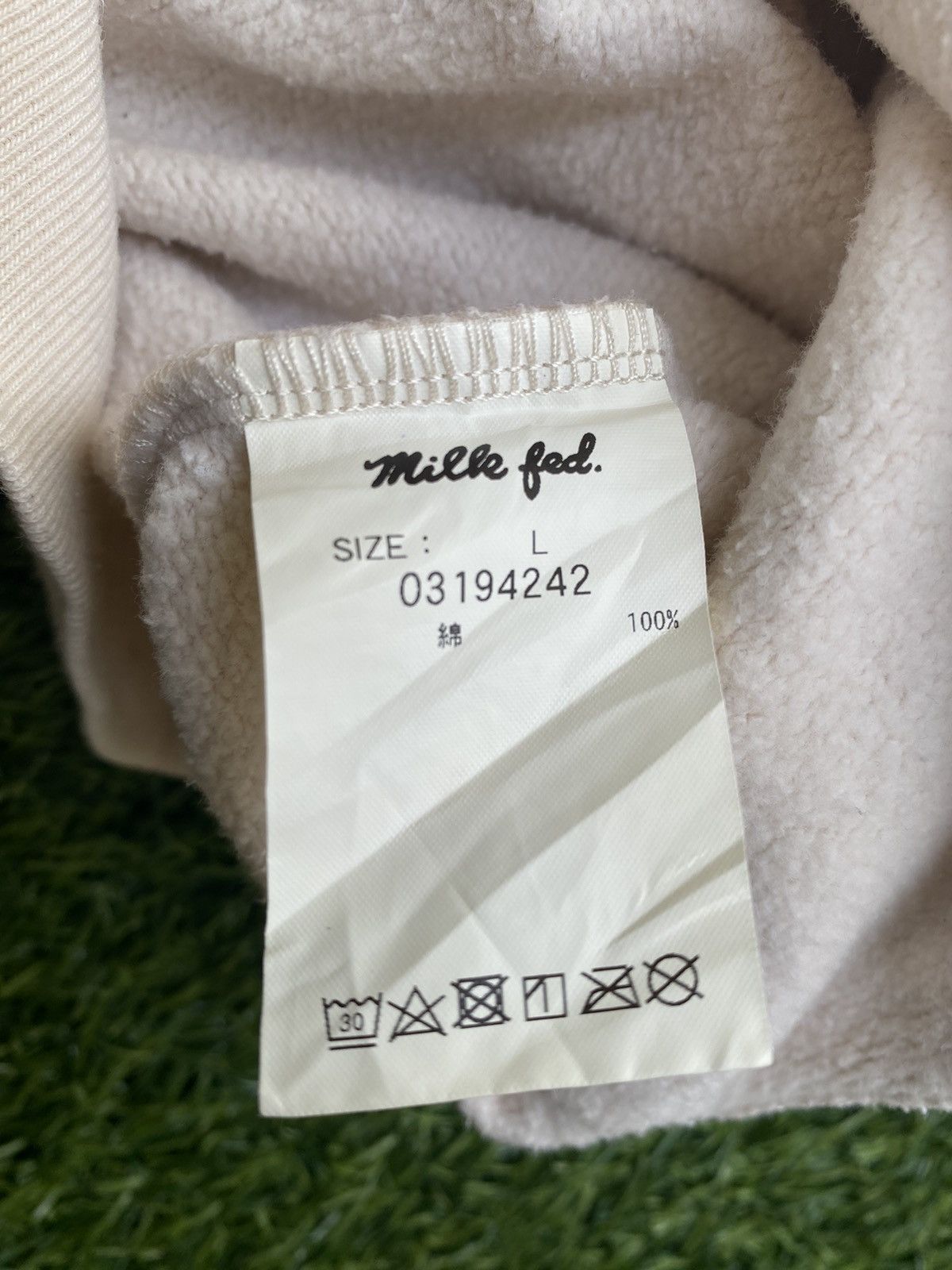 Japanese Brand Milkfed. Box Logo Pullover Hoodie Size US L / EU 52-54 / 3 - 6 Thumbnail