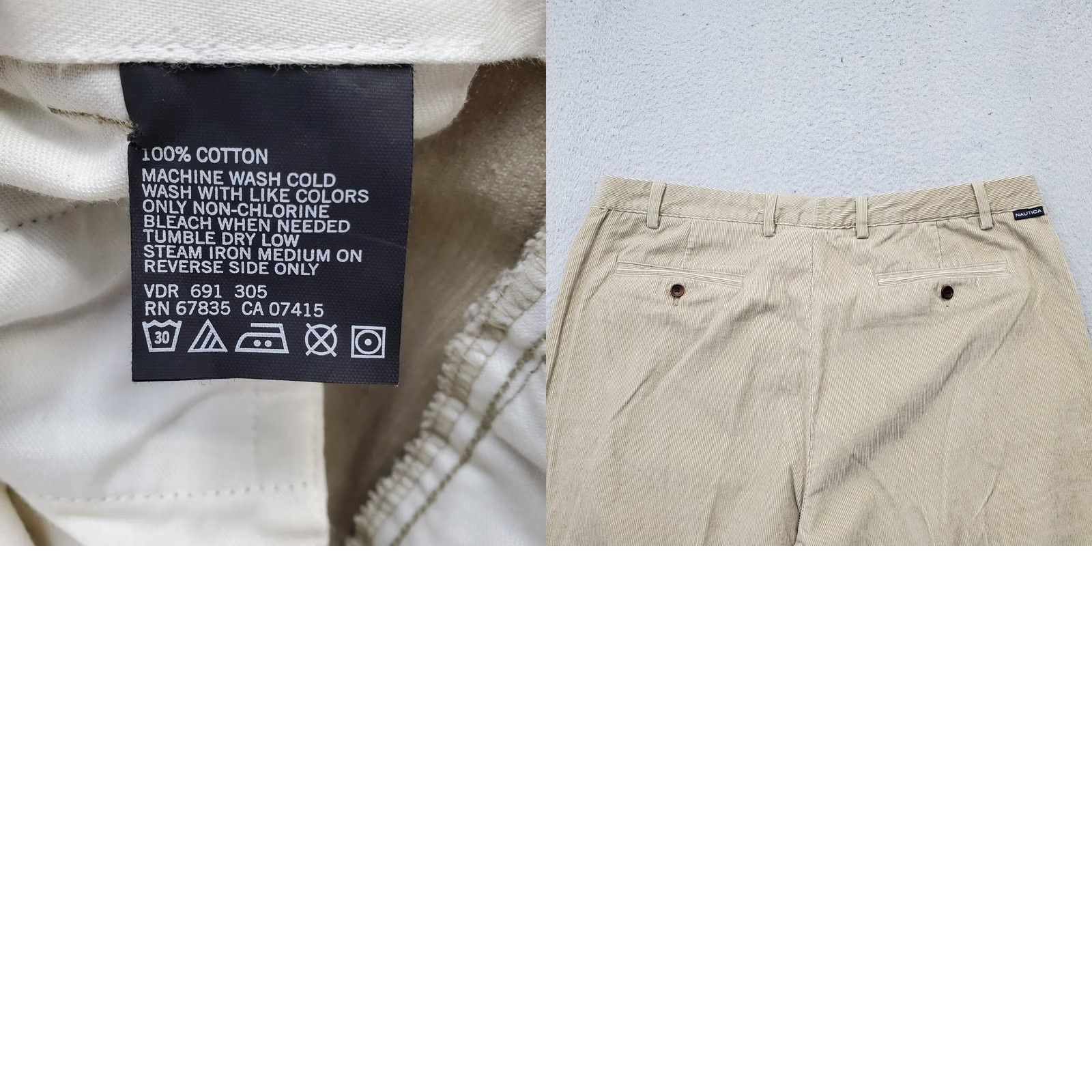 Nautica Nautica Mens Pants Clipper 40x32 Brown Corduroy Relaxed Fit Outdoor Shirt? Size US 40 / EU 56 - 8 Thumbnail