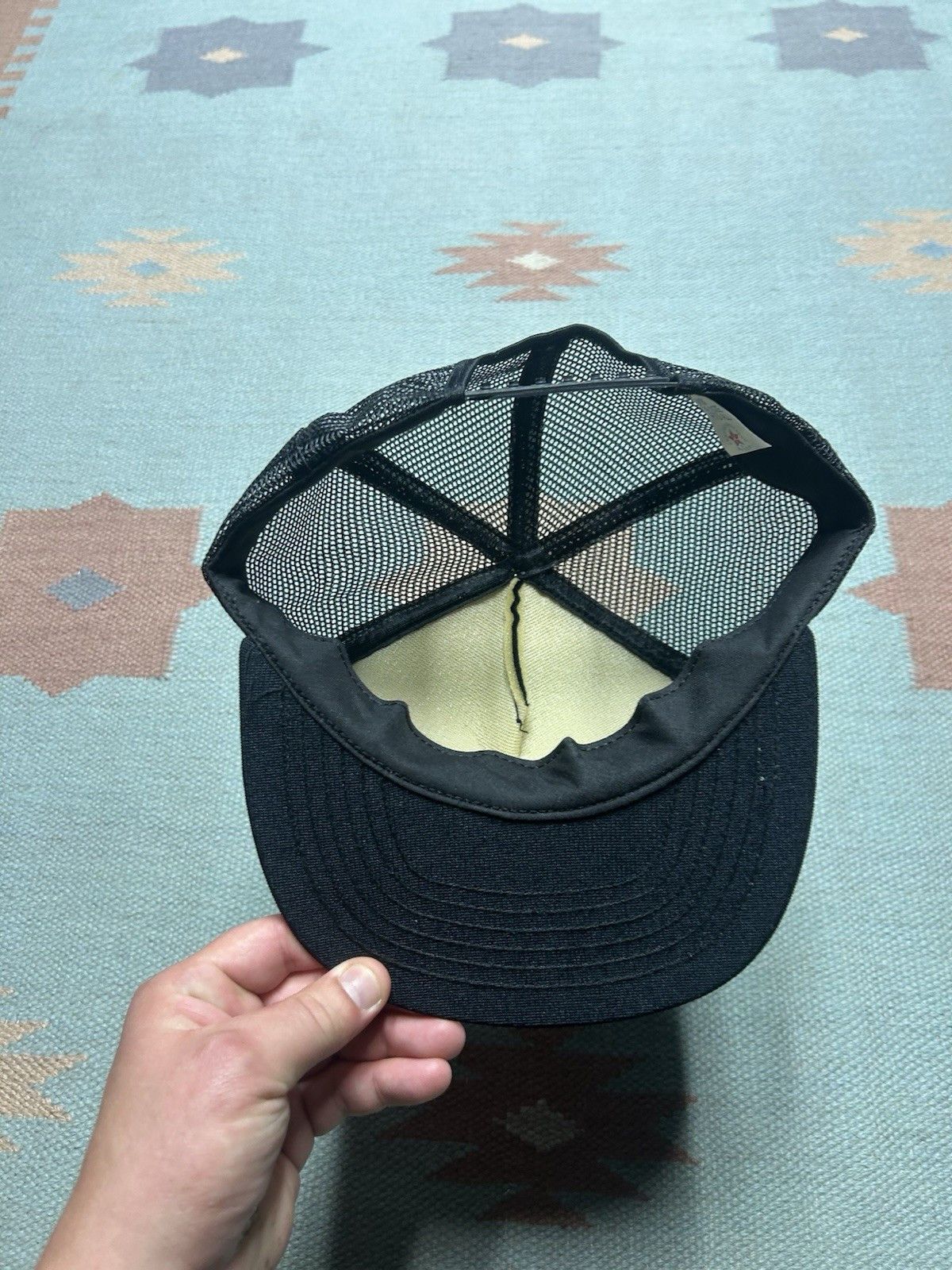Vintage 80s trucker hat contractors steel company made USA snapback Size ONE SIZE - 5 Thumbnail