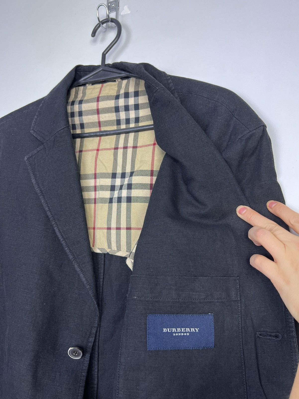 Burberry Elegant Burberry London Check Blazer Size US L / EU 52-54 / 3 - 3 Thumbnail