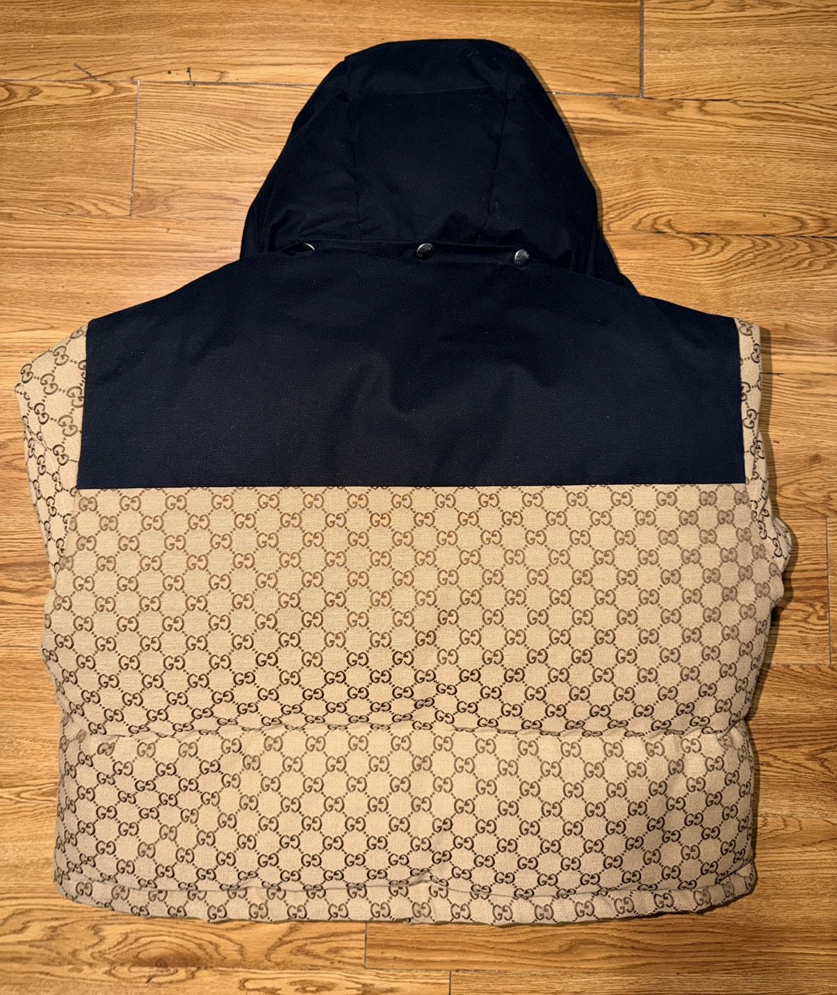Gucci × The North Face Gucci x The North Face Womens GG Padded Short Jacket Size L Size L / US 10 / IT 46 - 3 Thumbnail