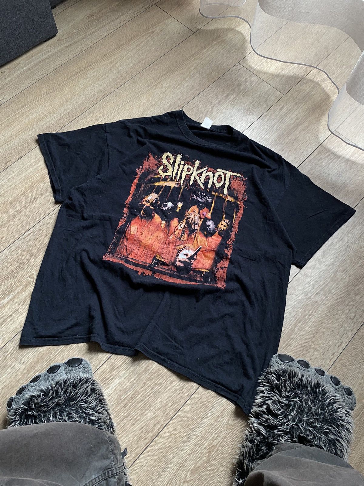 Band Tees × Slipknot × Vintage 🎸SLIPKNOT 00’S ROCK BAND TEE Size US XL / EU 56 / 4 - 1 Thumbnail