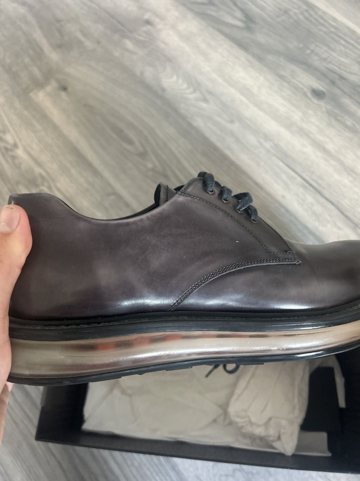 Prada Platform Sole Derby Shoes Size US 9 / EU 42 - 19 Thumbnail