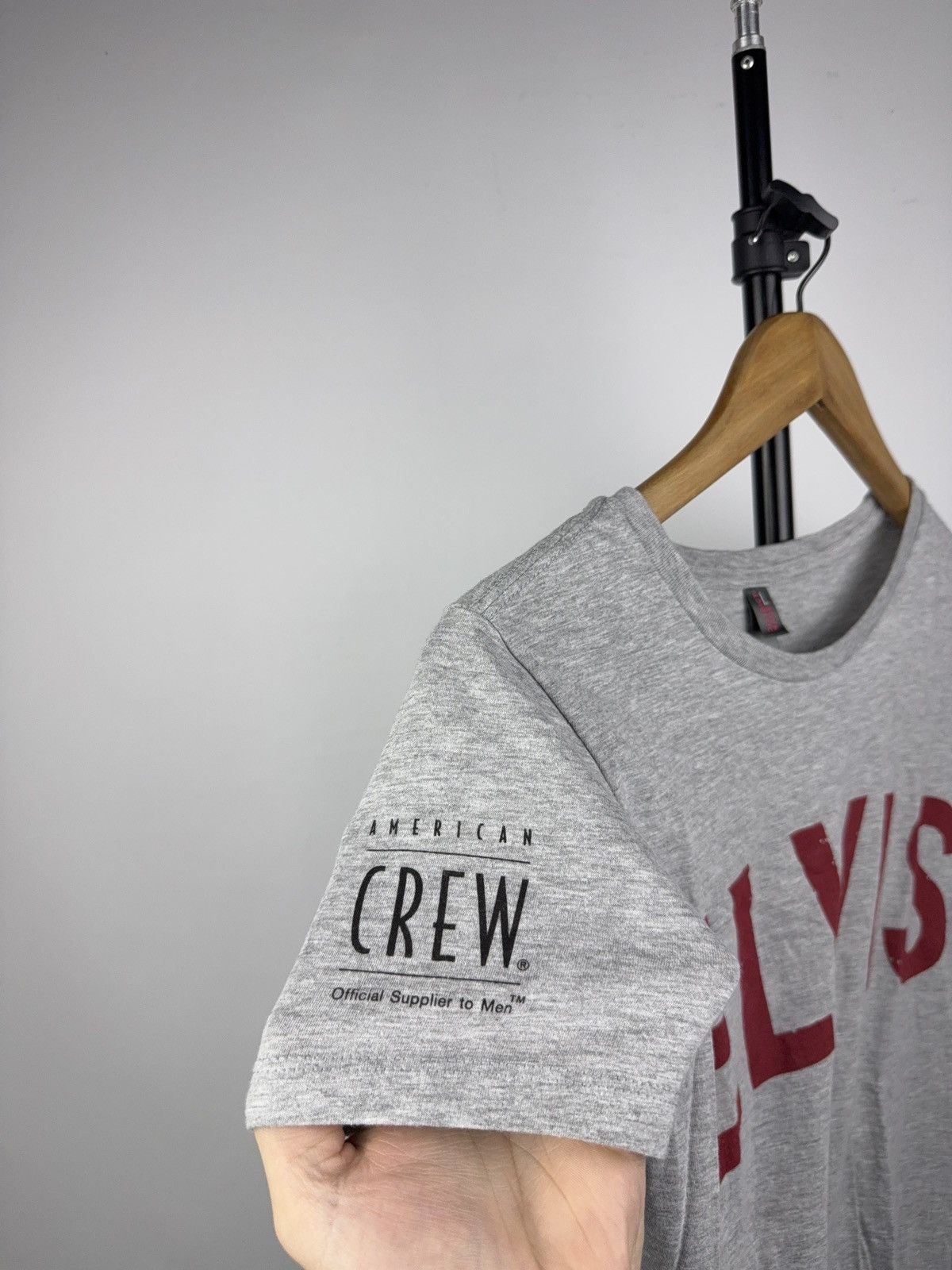Vintage 00s Elvis Presley x American Crew Promo Y2K Tee Gray M Size M / US 6-8 / IT 42-44 - 3 Thumbnail