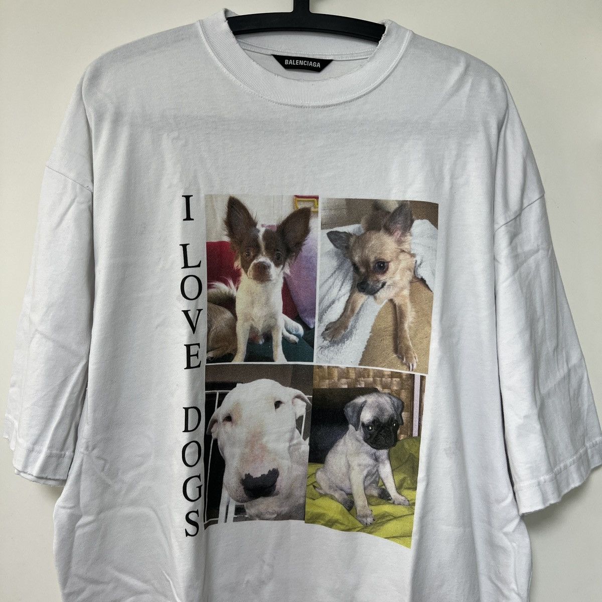 Balenciaga Balenciaga I Love Dogs Tee Size US XS / EU 42 / 0 - 3 Thumbnail