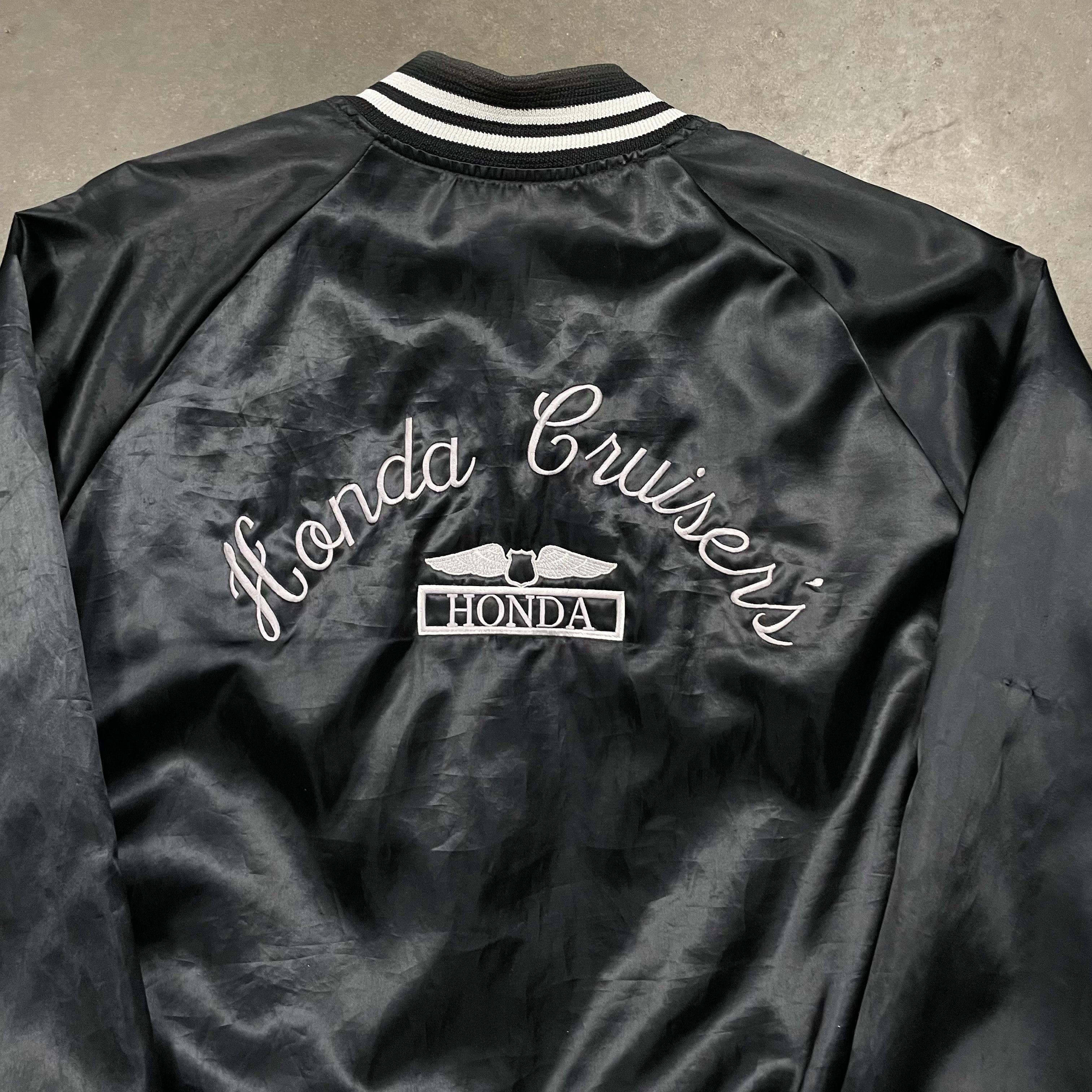 Honda × Vintage Vintage 70s Honda Cruisers Car Club Biker Bomber Jacket Size US XL / EU 56 / 4 - 3 Thumbnail