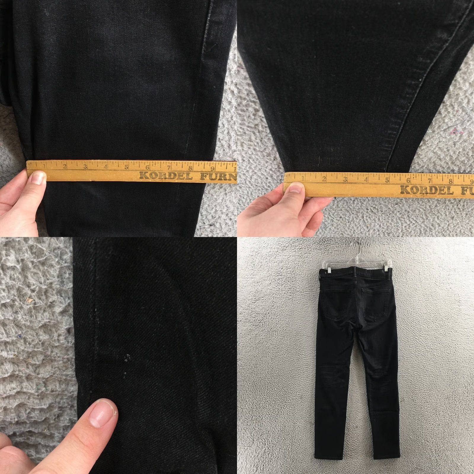 Abercrombie & Fitch Abercrombie & Fitch Felix Super Skinny Jeans Womens 30x28.5 Black Size 29" - 8 Thumbnail