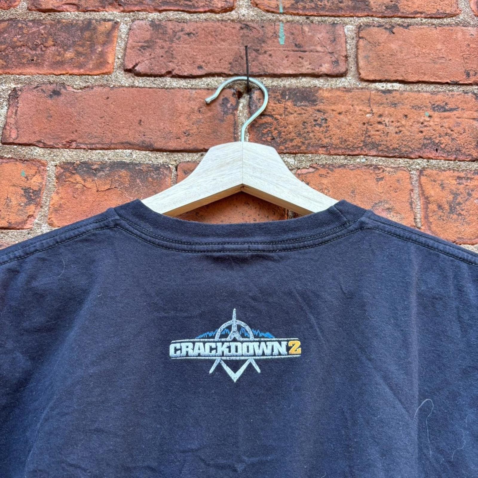 American Apparel Vintage crackdown 2 t shirt 00s playstation xbox nintendo XL Size US XL / EU 56 / 4 - 4 Thumbnail
