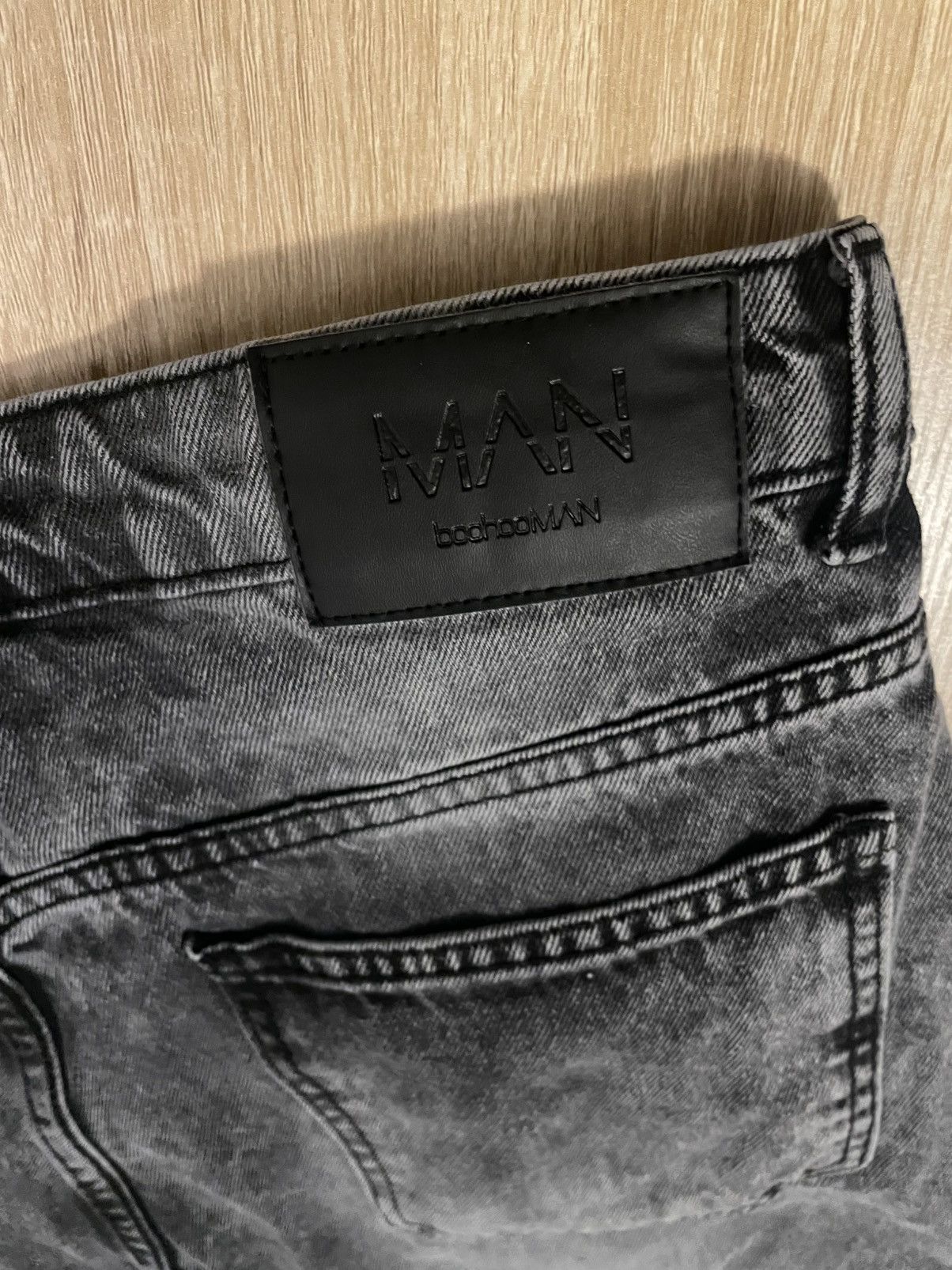 Boohoo BoohooMan Grey Acid Wash- Size 34 Size US 34 / EU 50 - 3 Thumbnail
