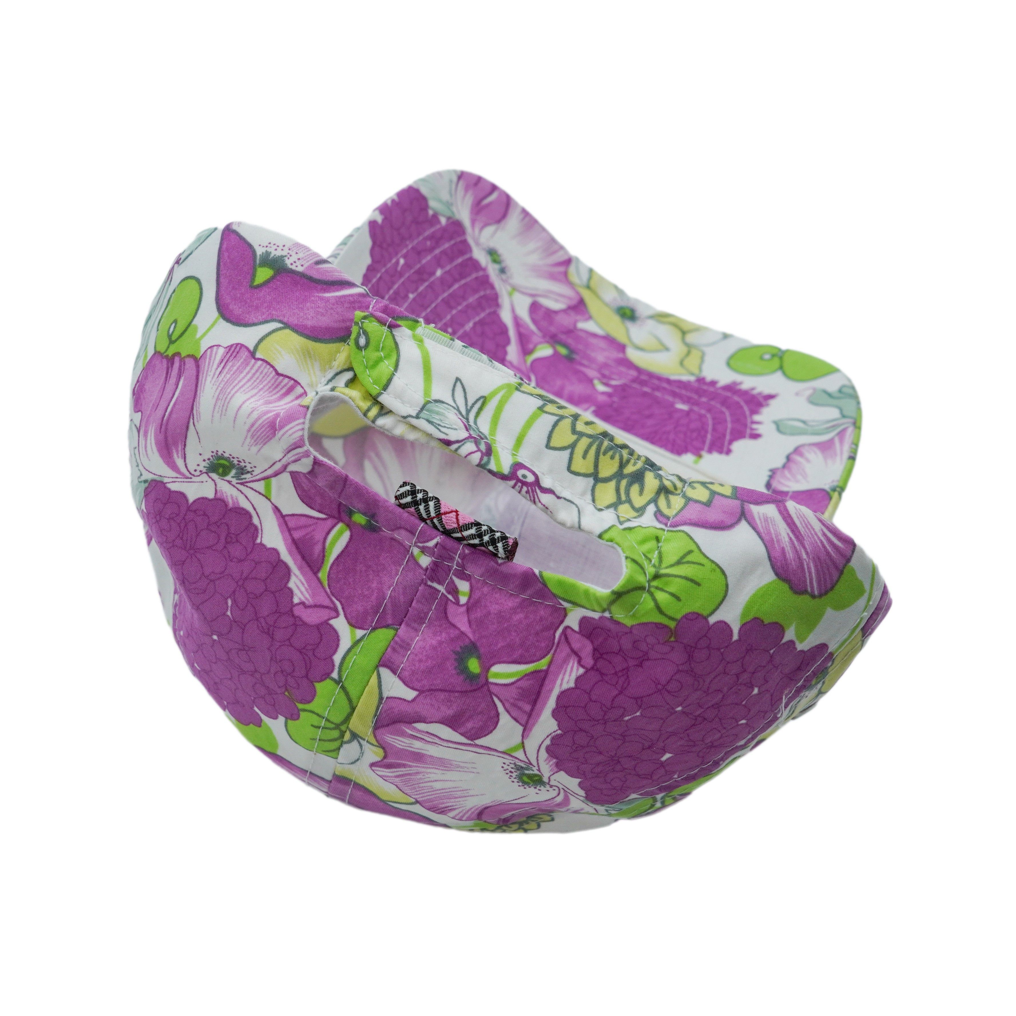 Burberry Burberry London Multicolor Floral Print Logo Baseball Cap Size ONE SIZE - 4 Thumbnail