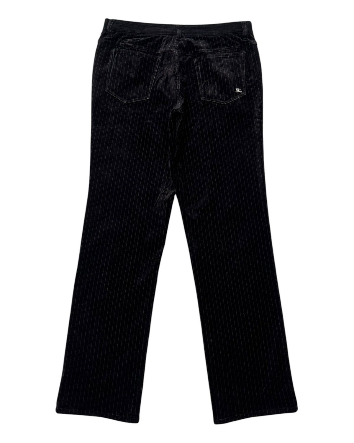 Burberry BURBERRY BLACK LABEL STRIPE VELVET TROUSER PANTS Size US 32 / EU 48 - 8 Thumbnail