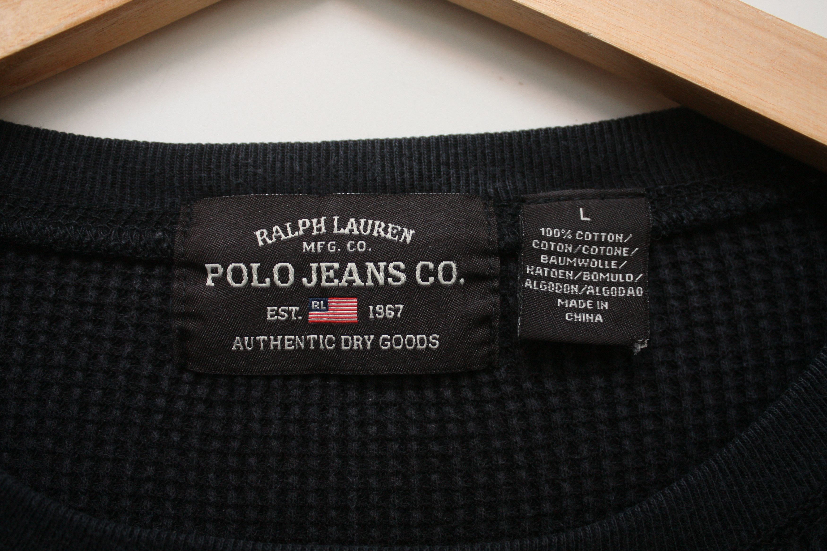 Ralph Lauren R.Lauren 19-67 Polo Jeans Company Longsleeve Large Size US L / EU 52-54 / 3 - 4 Thumbnail