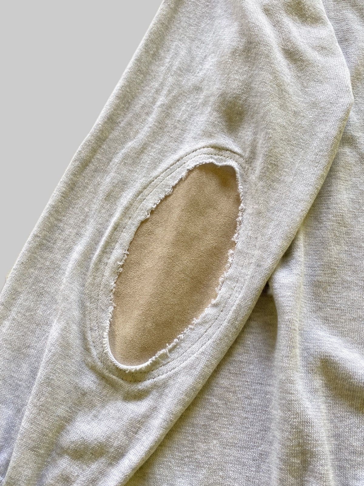 Maison Margiela SS18 Maison Margiela Leather Elbow Patch Sweater Size L / US 10 / IT 46 - 9 Thumbnail