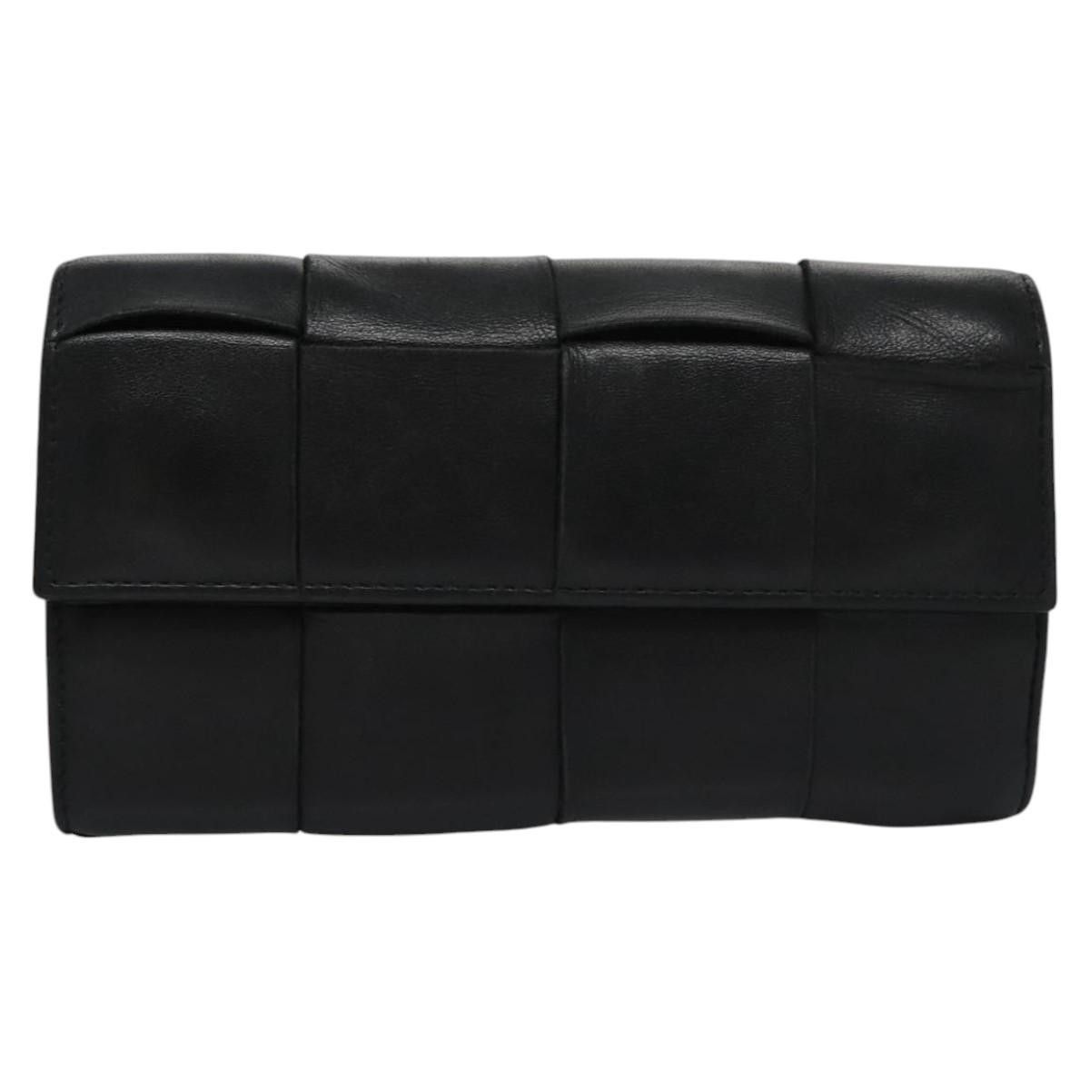 Bottega Veneta Cassette Black Leather Wallet (Pre-Owned) Size ONE SIZE - 1 Thumbnail