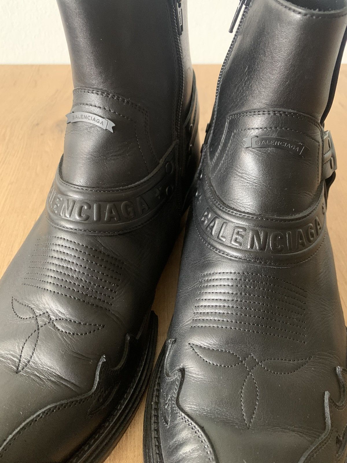 Balenciaga Balenciaga Harness Santiag Boots All Black Size US 9 / EU 42 - 5 Thumbnail