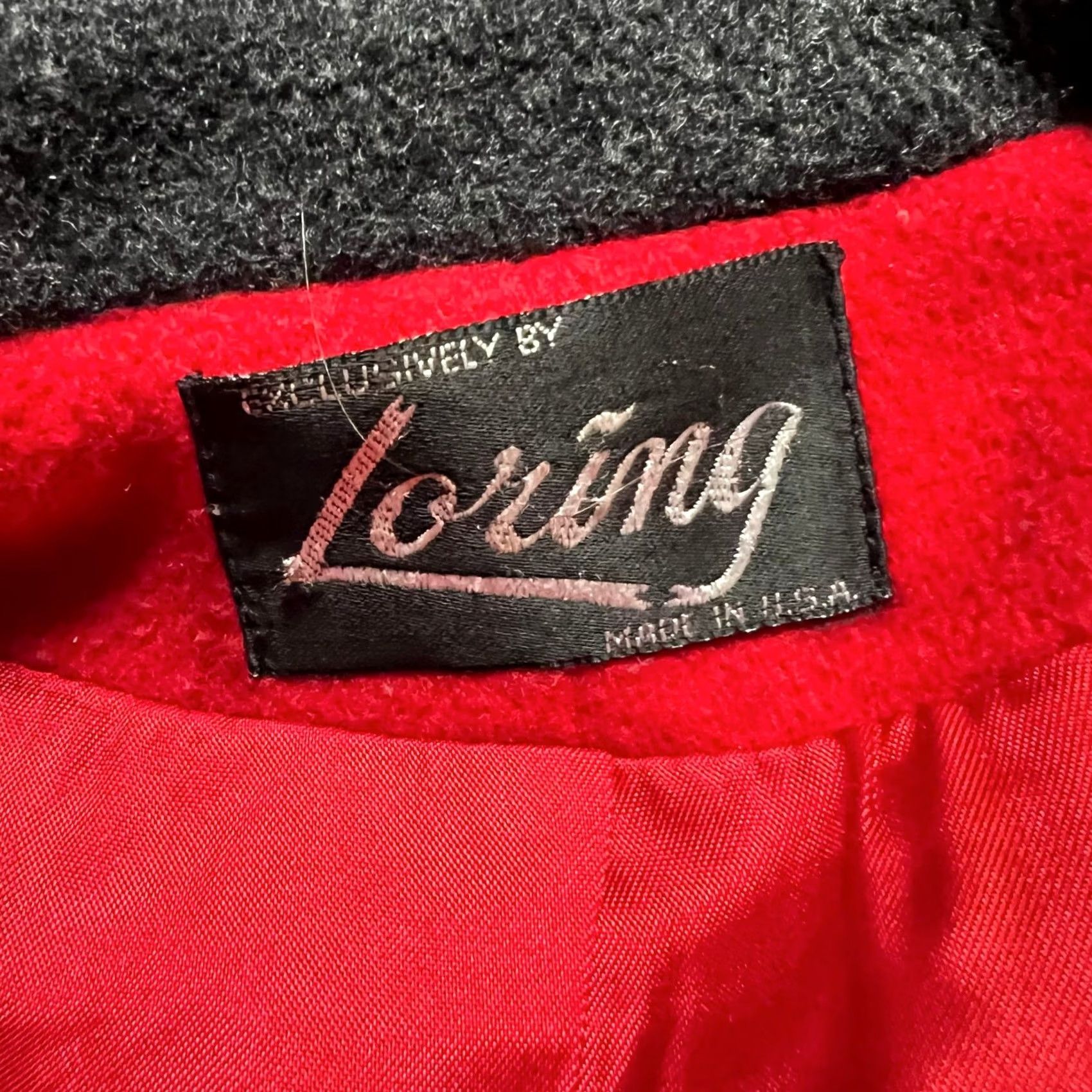 Vintage VINTAGE Loring Coat Womens Large Black Wool Overcoat Size L / US 10 / IT 46 - 6 Thumbnail