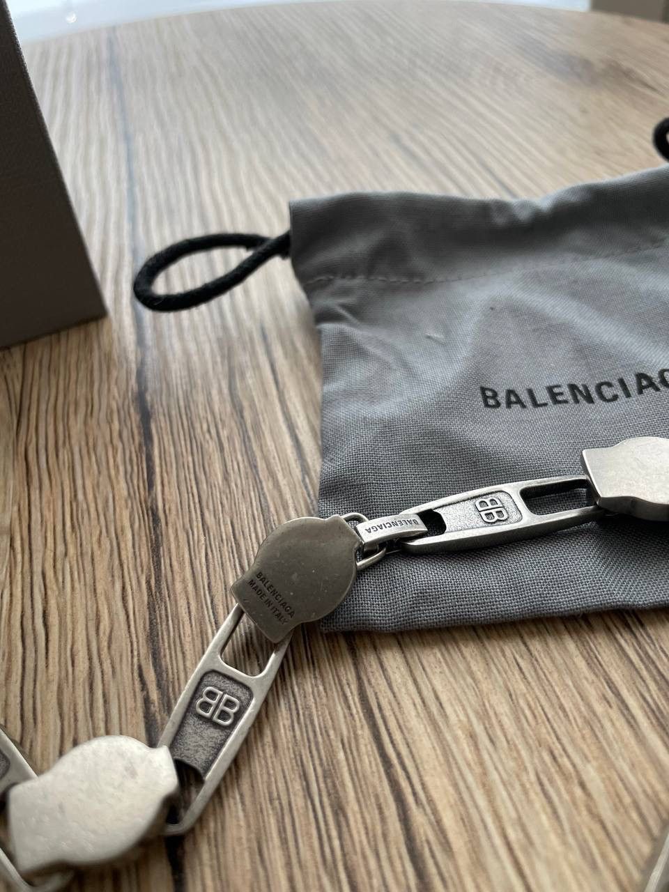 Balenciaga Balenciaga silver zip necklace Size ONE SIZE - 6 Thumbnail