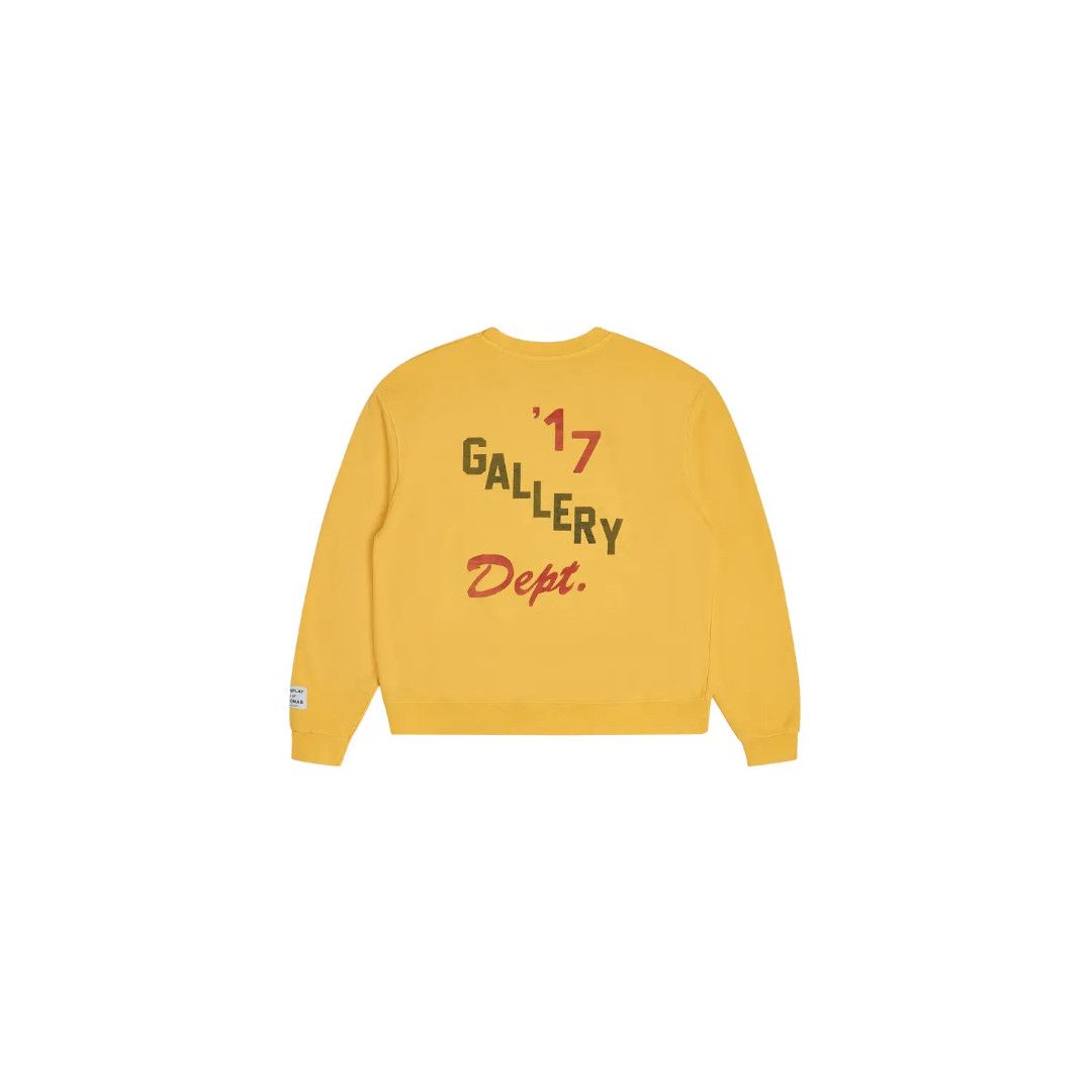 Gallery Dept. o1mle0725 Boxing Merch Sweatshirt in Yellow Size US S / EU 44-46 / 1 - 2 Thumbnail