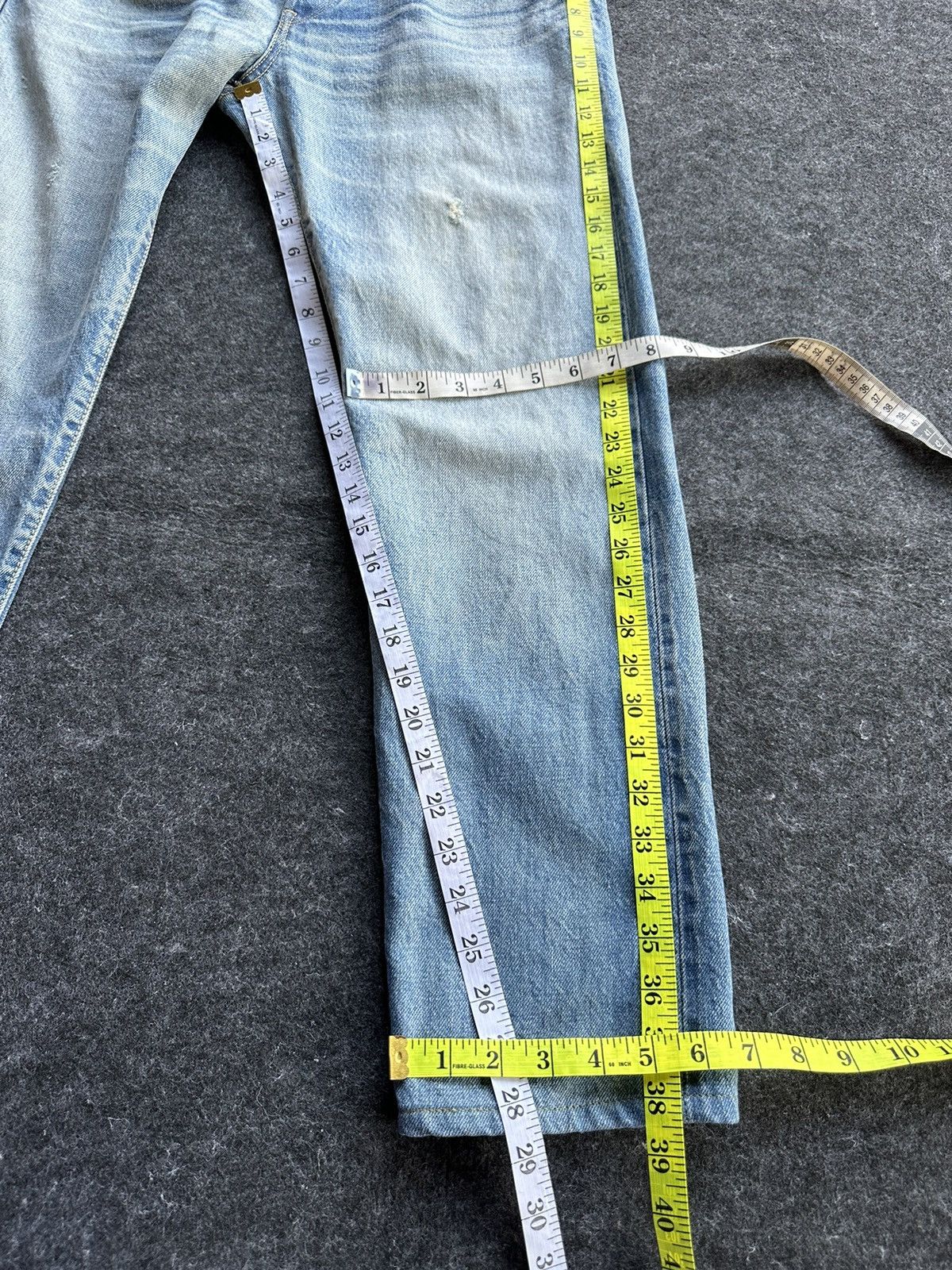 Edwin × Hysteric Glamour × Vintage Vintage Edwin 544 Selvedge Washed Blue Denim D474 Size US 32 / EU 48 - 9 Thumbnail