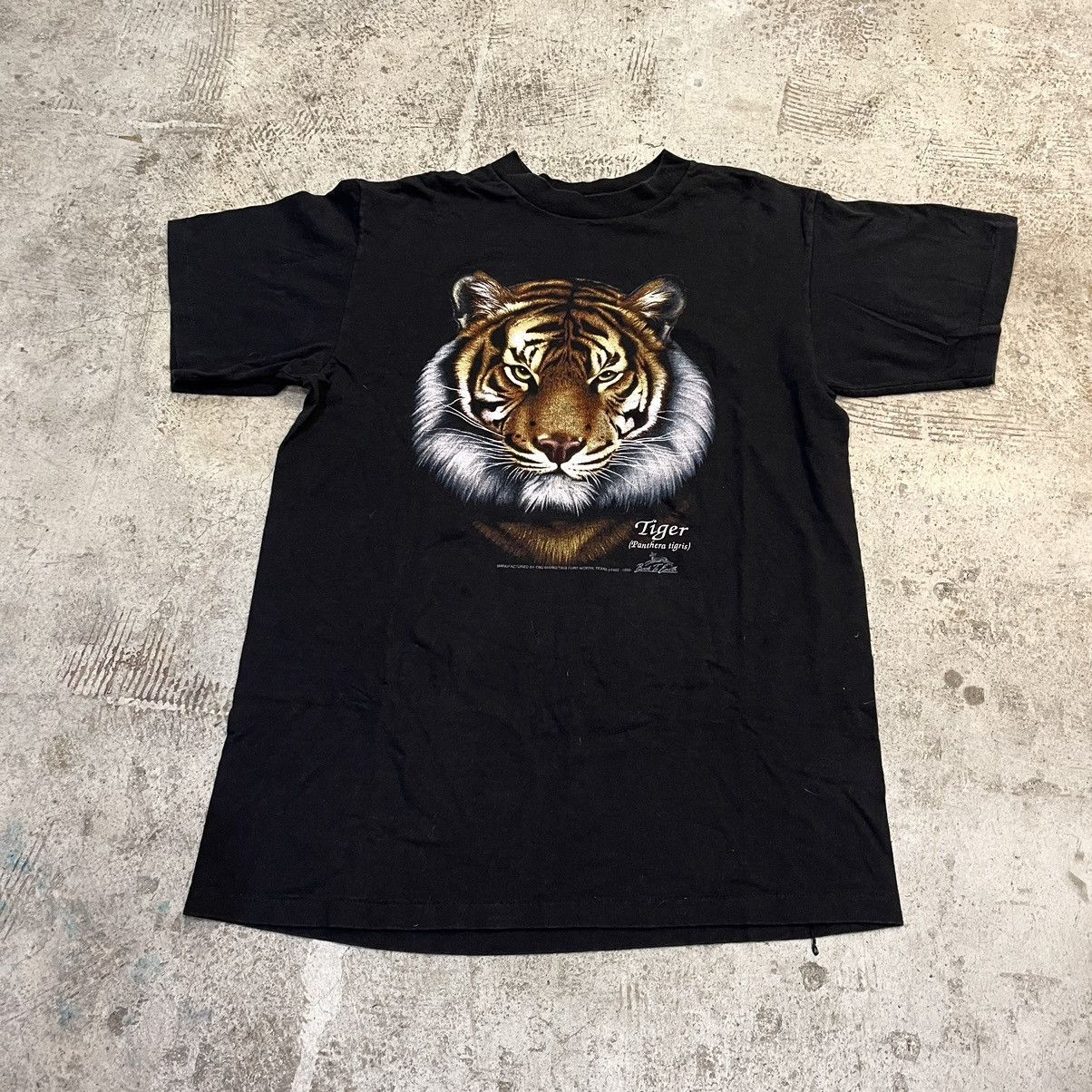 Vintage VINTAGE TIGER ANIMAL NATURE TEE! Size US L / EU 52-54 / 3 - 2 Thumbnail