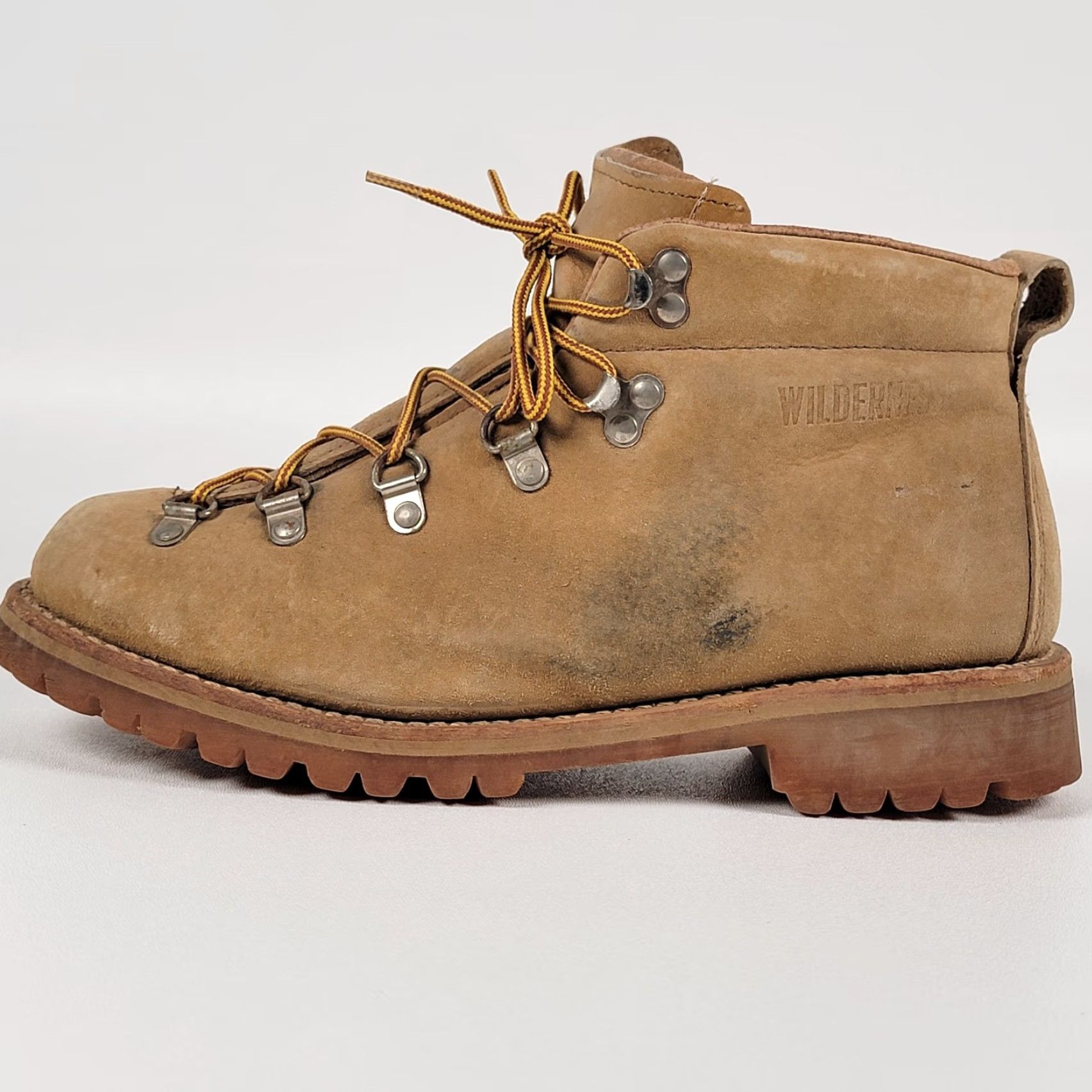 Vintage Wilderness Tam LeatherHiking Boots Workwear Mens 8M Brown Leather Lace Up Boot Size US 8 / EU 41 - 7 Thumbnail