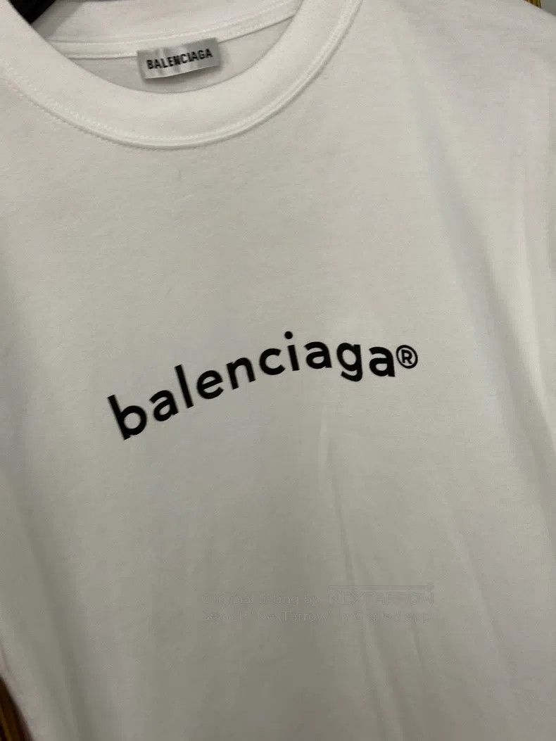 Balenciaga Balenciaga White letter logo short sleeve T-shirt top Size US S / EU 44-46 / 1 - 2 Thumbnail