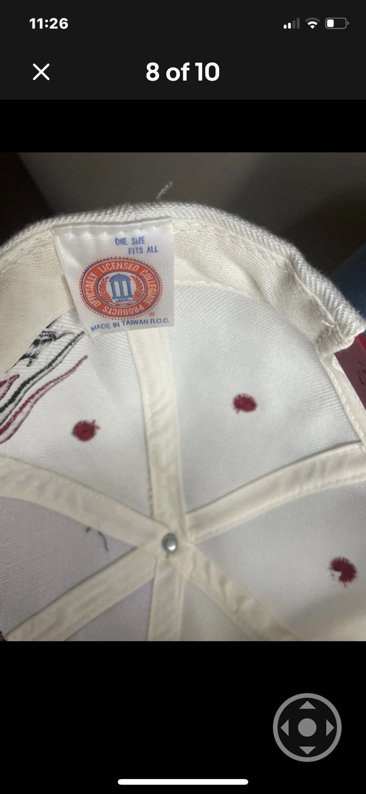 Logo Athletic Vintage 90’s Diamond Cut Hat Logo Athletic Indiana Hoosiers Size ONE SIZE - 7 Thumbnail