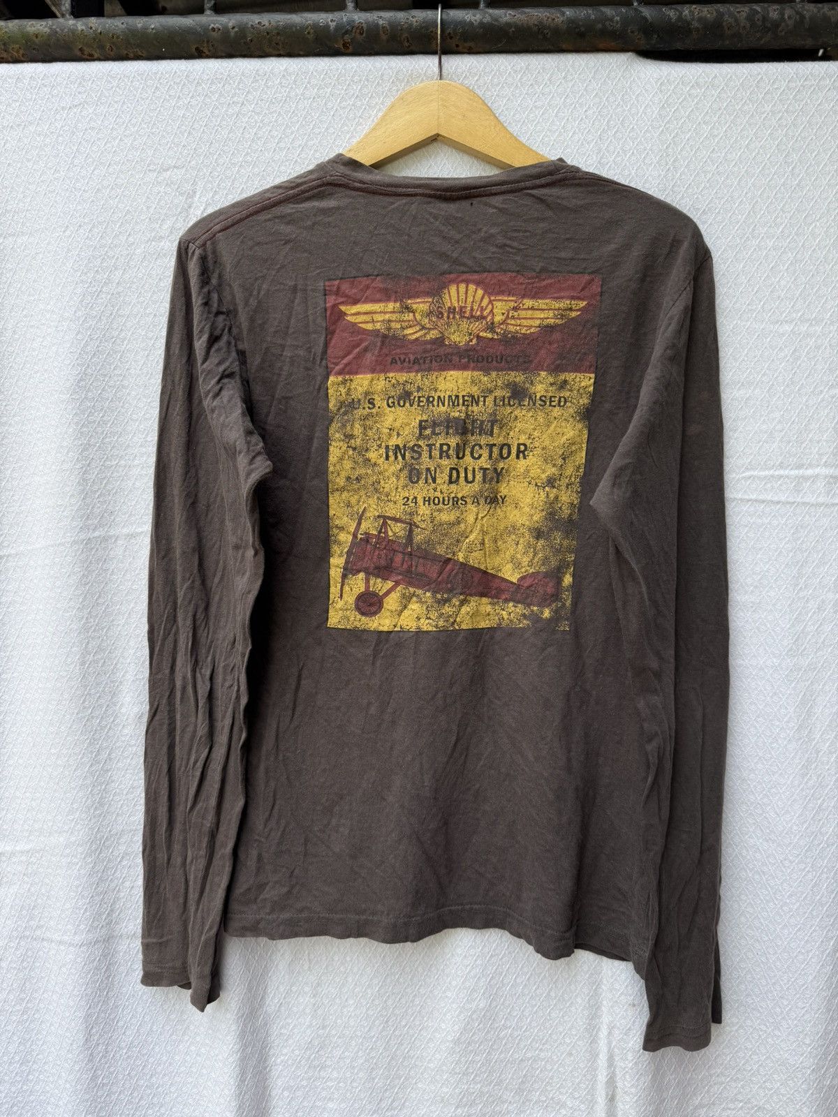 Hysteric Glamour SHELL AVIATION PRODUCTS LONGSLEEVE SHIRT Size US M / EU 48-50 / 2 - 2 Thumbnail