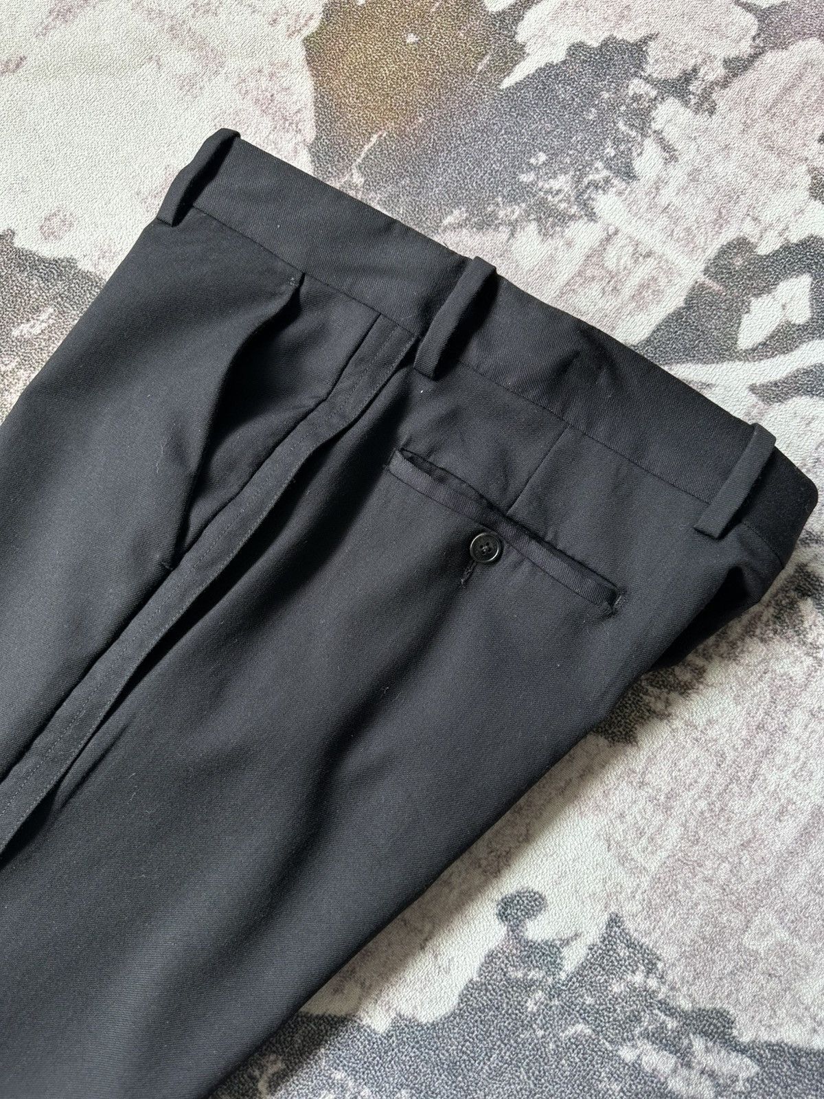 Viktor & Rolf 2011FW Victor & Rolf Monsieur wool black pants Size US 32 / EU 48 - 5 Thumbnail