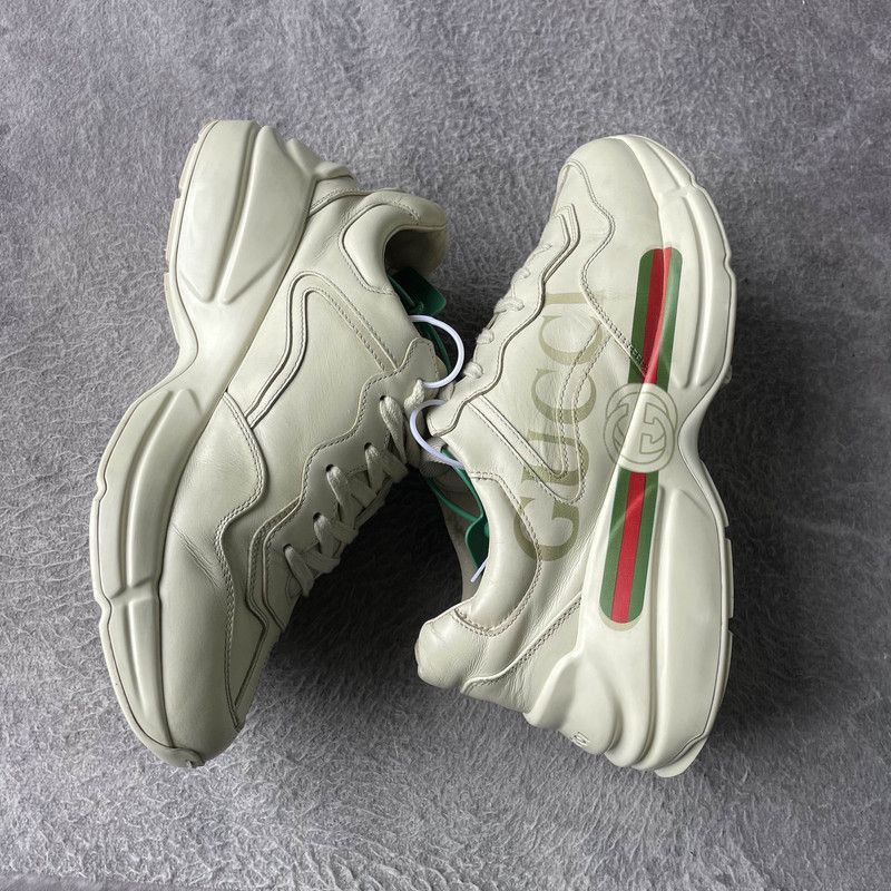 Gucci Gucci Rhyton Logo Low-Top Dad Sneakers - Size US 8.5 / EU 41-42 - 7 Thumbnail
