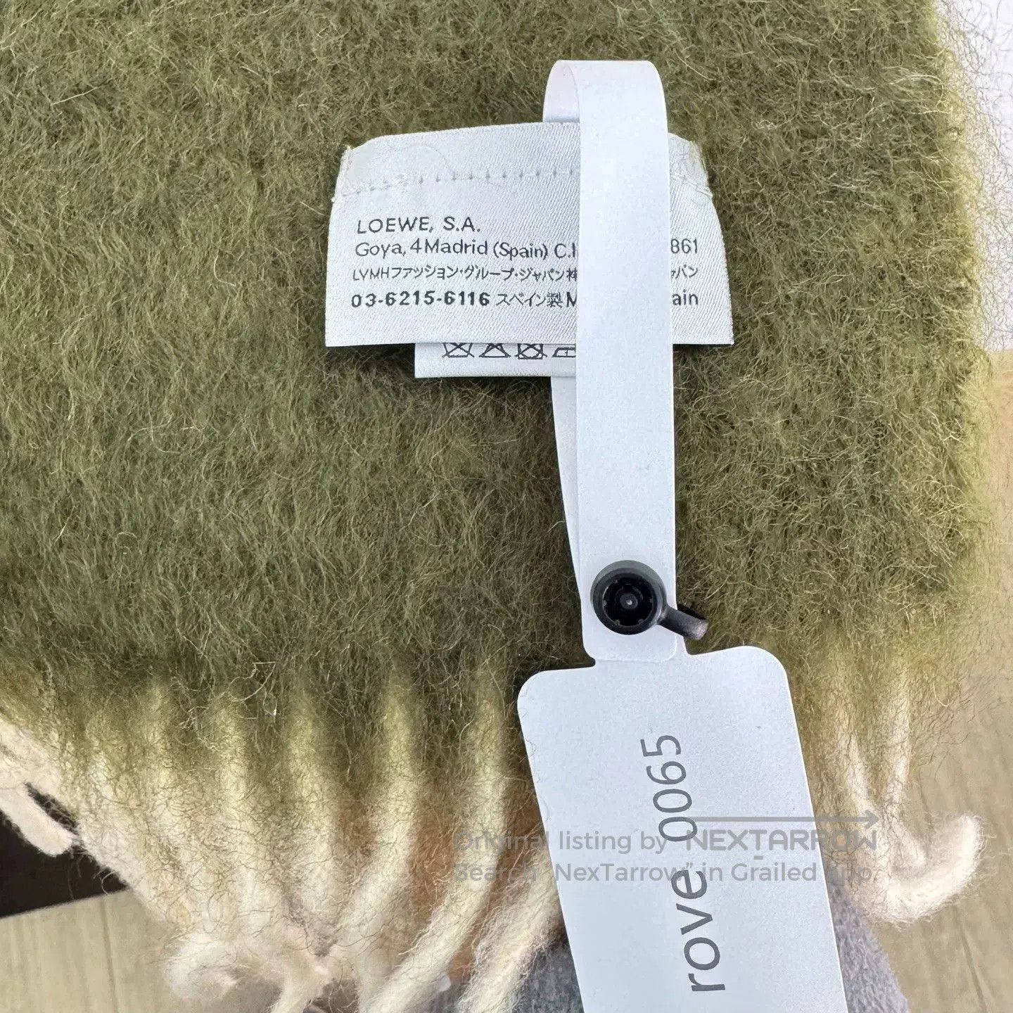 Loewe Loewe Mohair Color-Block Scarf. Size ONE SIZE - 4 Thumbnail