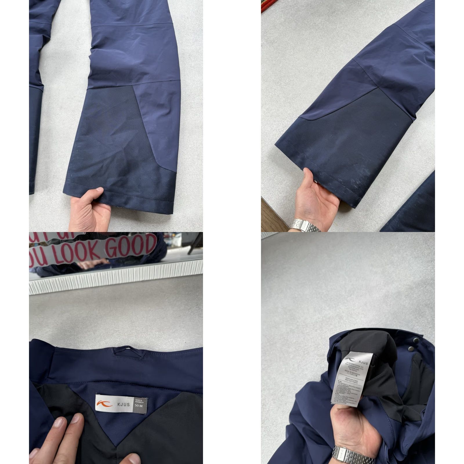 KJUS VINTAGE KJUS Men Formula Pro Ski Snow Pants Navy Blue M Men Size US 31 - 8 Thumbnail