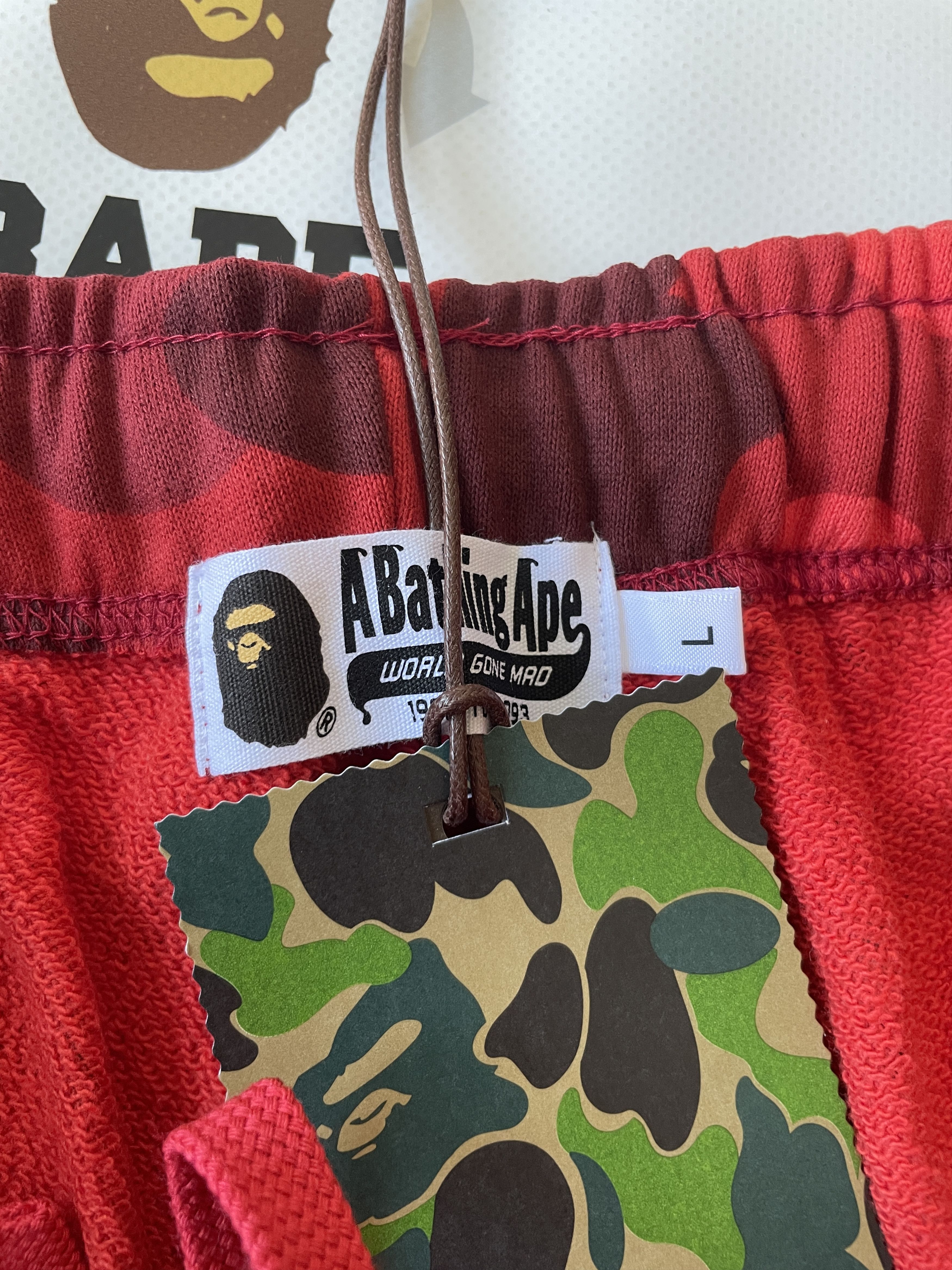 Bape BAPE COLOR CAMO SHARK SWEAT SHORTS Size US 34 / EU 50 - 7 Thumbnail